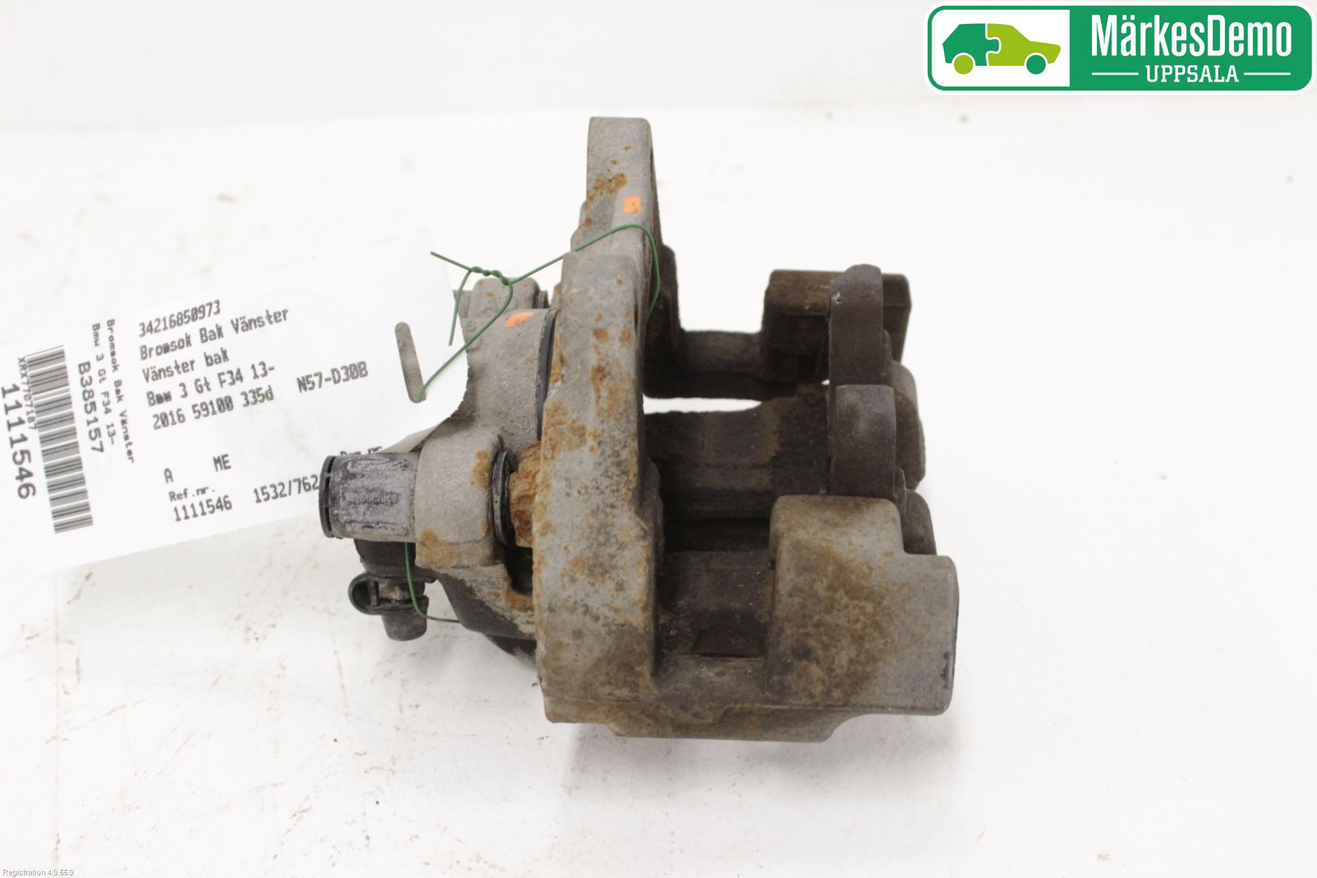 BMW 3 GT F34 13-19 Bremsecaliper Bak Venstre