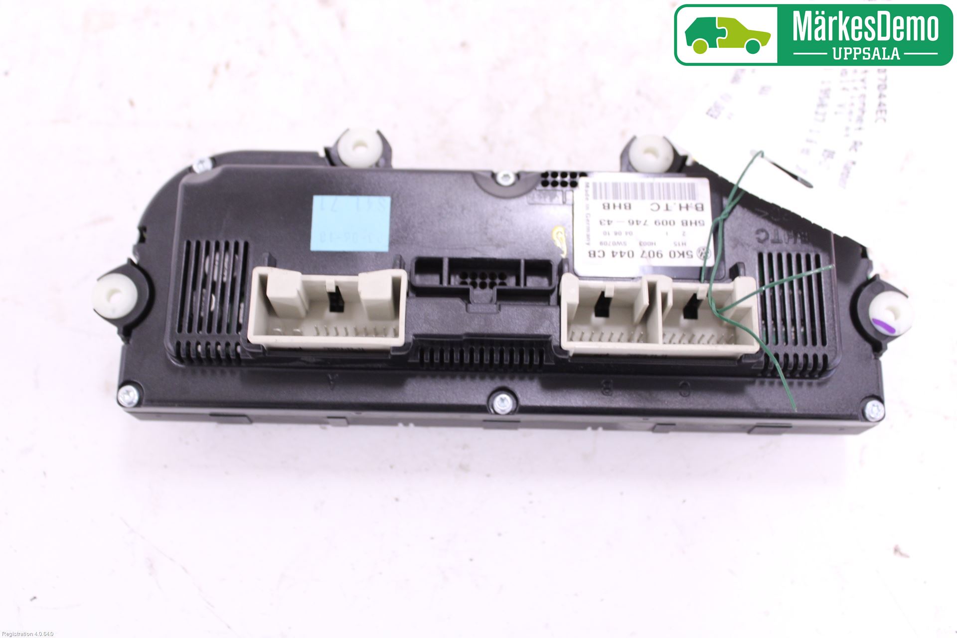 Volkswagen VW GOLF VI 09-13 Varme Ac Betjening-Display