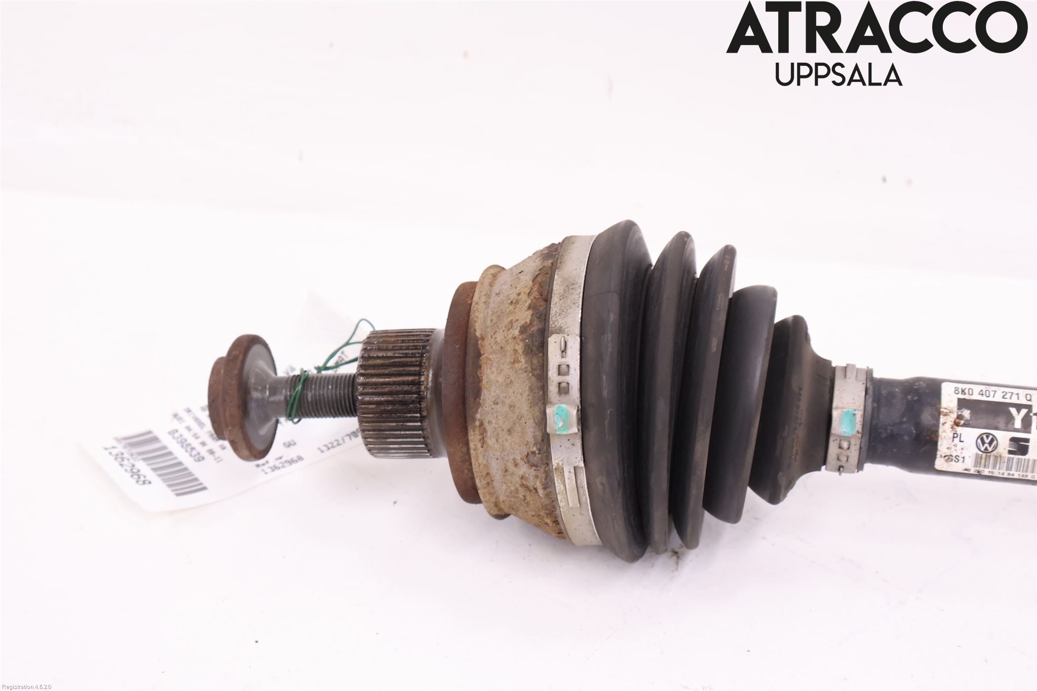 Audi A4/S4 08-11 Drivaksel Foran Kompl Venstre