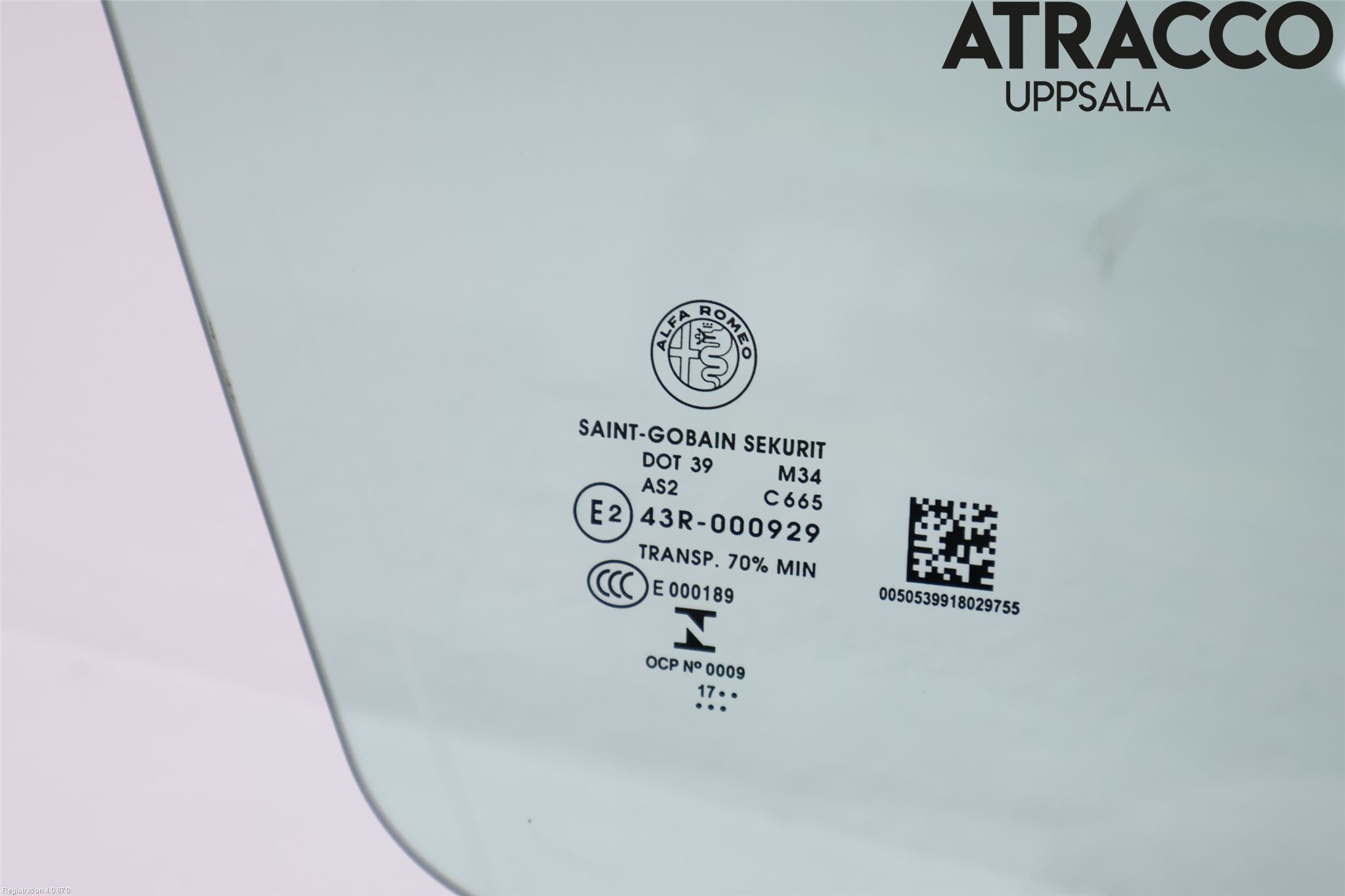 Alfa STELVIO 17- Dørrute Foran Høyre 4 Dørs
