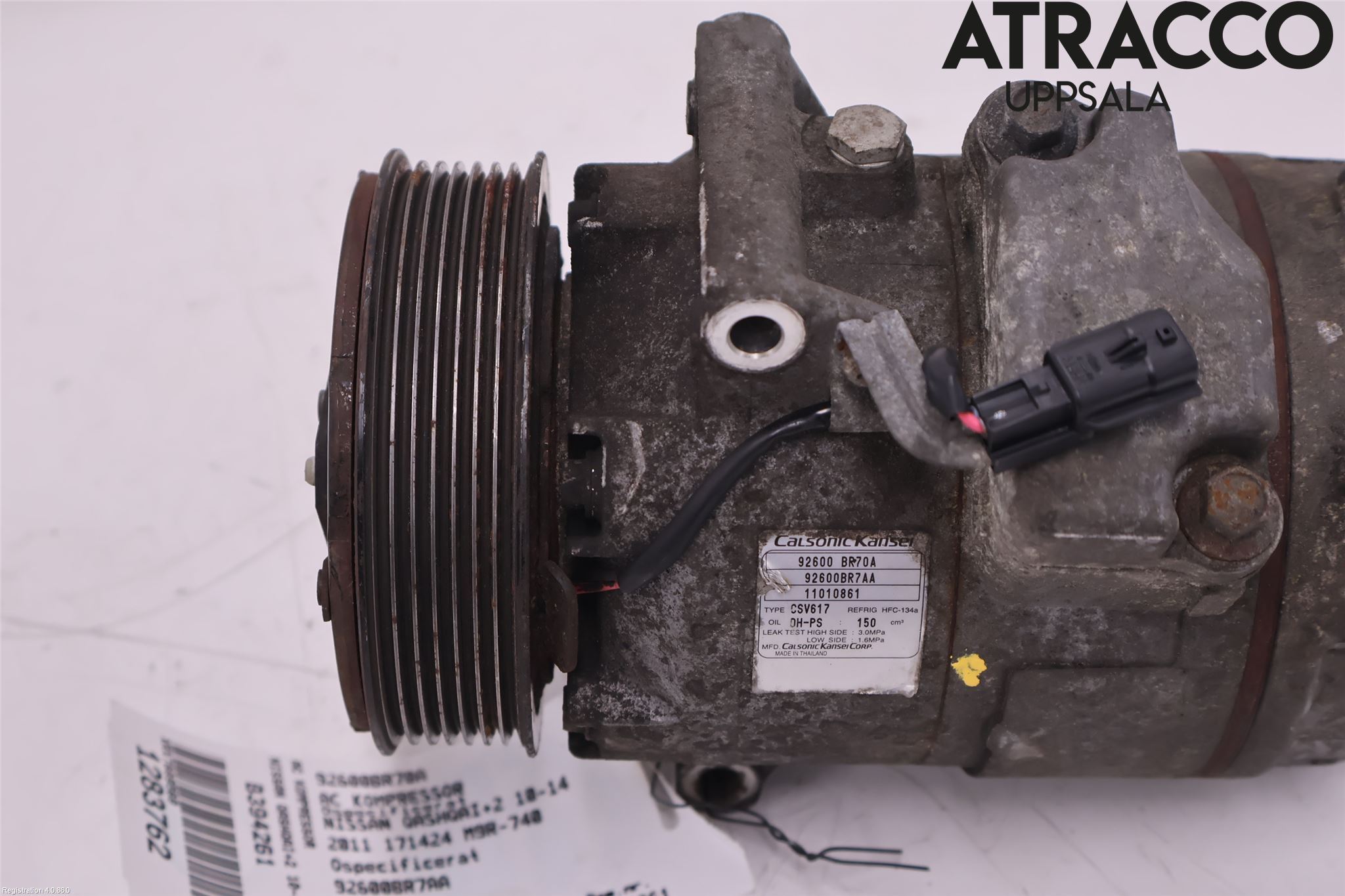 Nissan QASHQAI+2  10-14 Varme Ac Kompressor