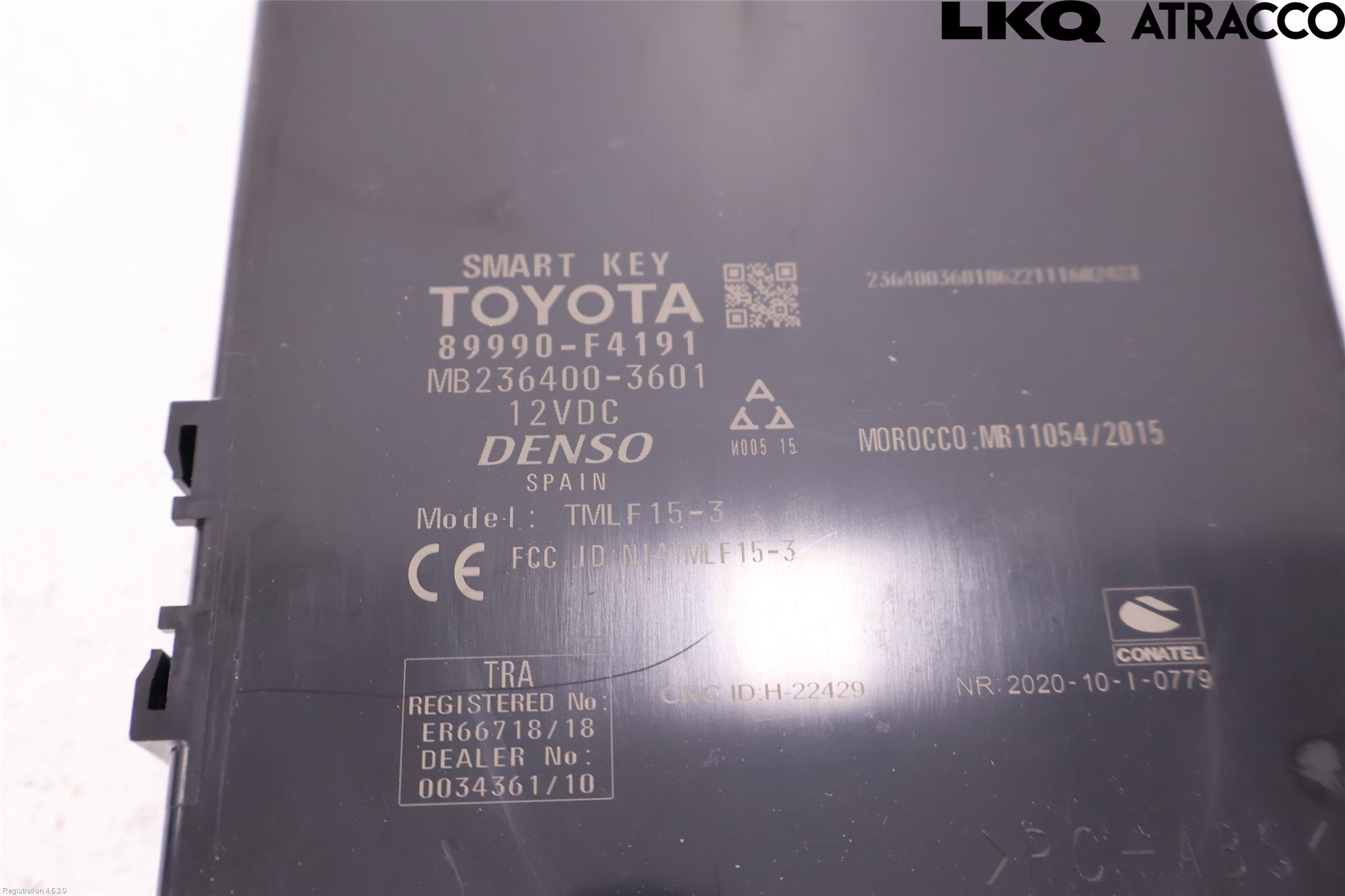 Toyota C-HR 16-23 Styrenhet Nyckellös System
