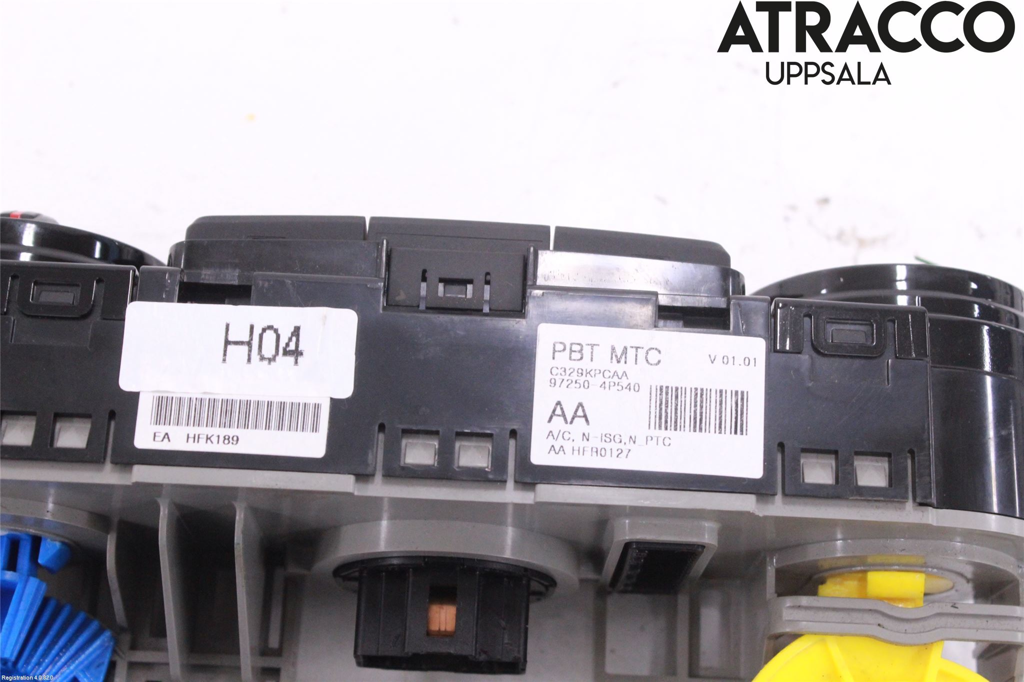 Hyundai i20 PB 09-14 Varme Ac Betjening-Display