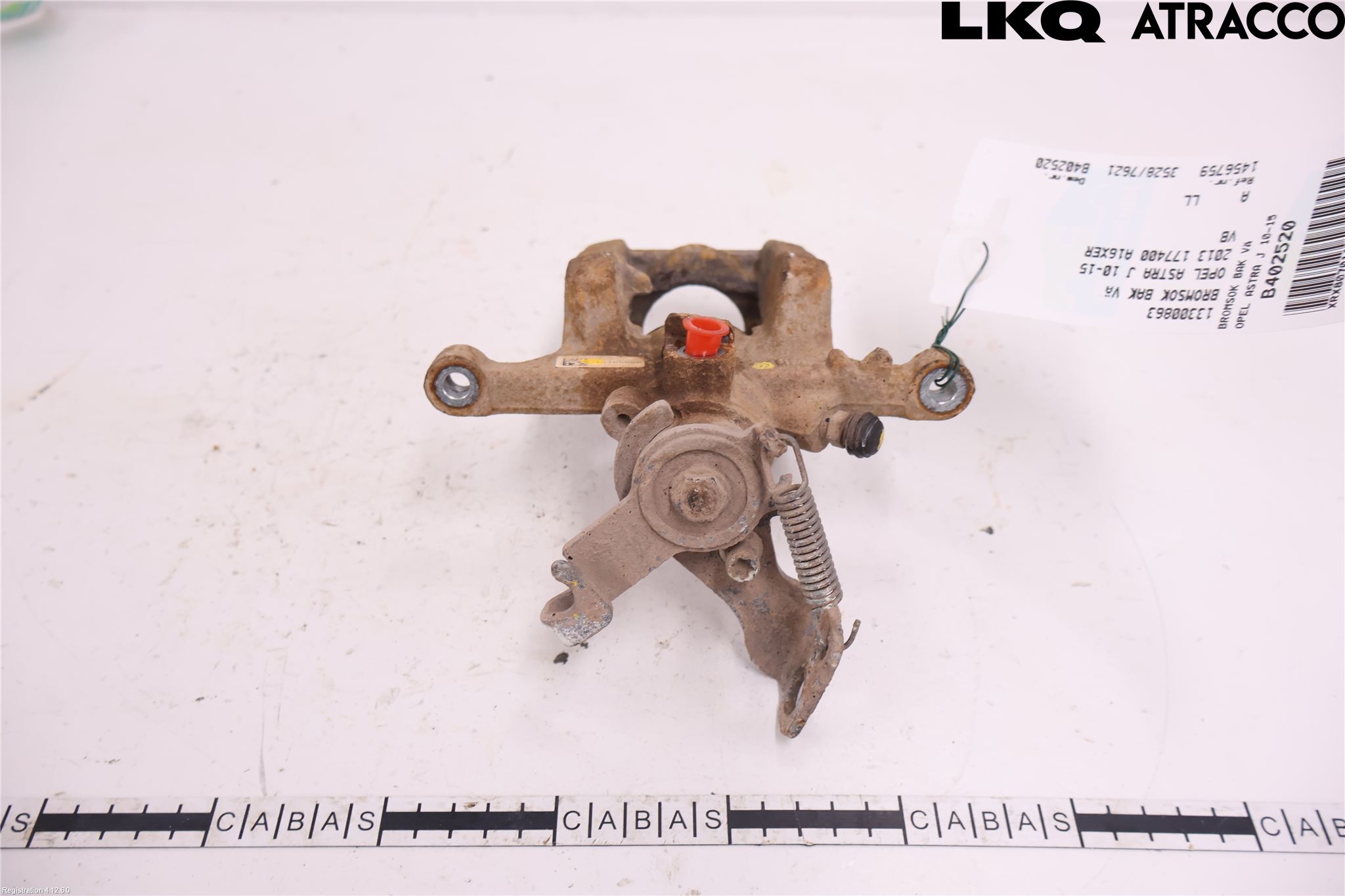 Opel ASTRA J 10-15 Bremsecaliper Bak Venstre