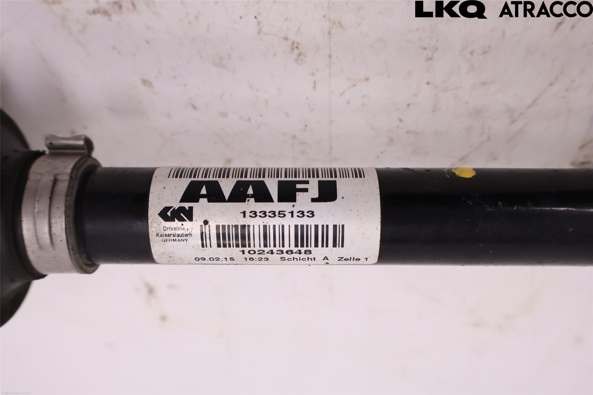 Opel ASTRA J 10-15 Drivaksel Foran Kompl Venstre