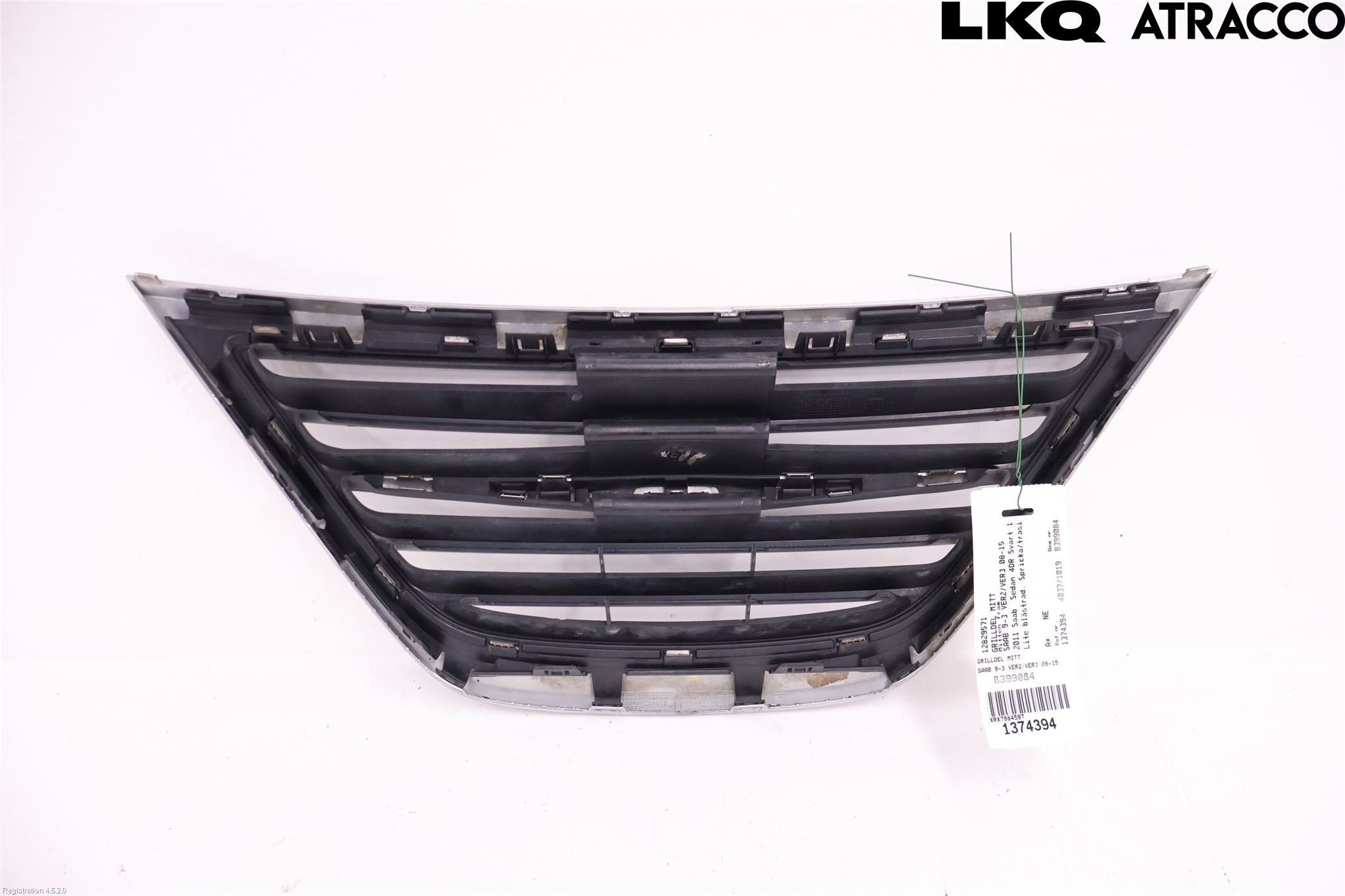 Saab 9-3 VER2/VER3 08-15 Grilldel Midt