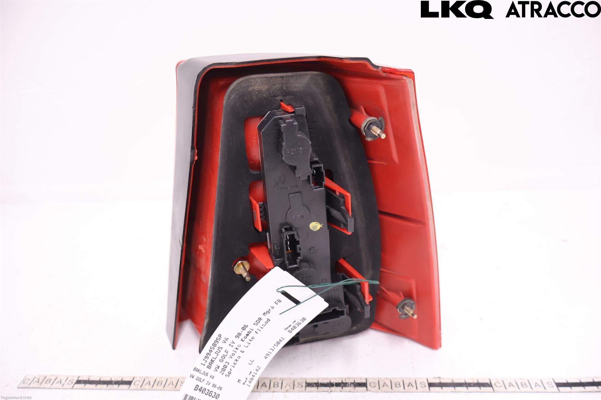 Volkswagen VW GOLF IV 98-06 Baklykt Venstre
