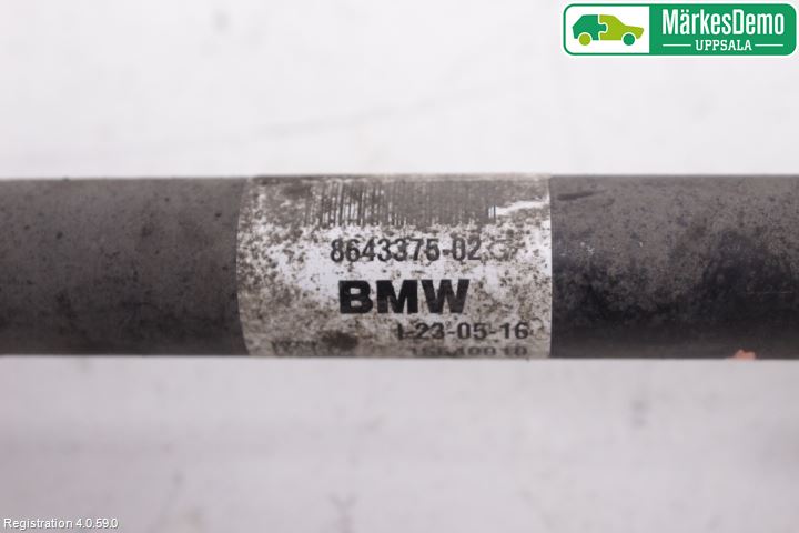 BMW 2 F45 Active Tourer 14-21 Drivaksel Foran Kompl Venstre