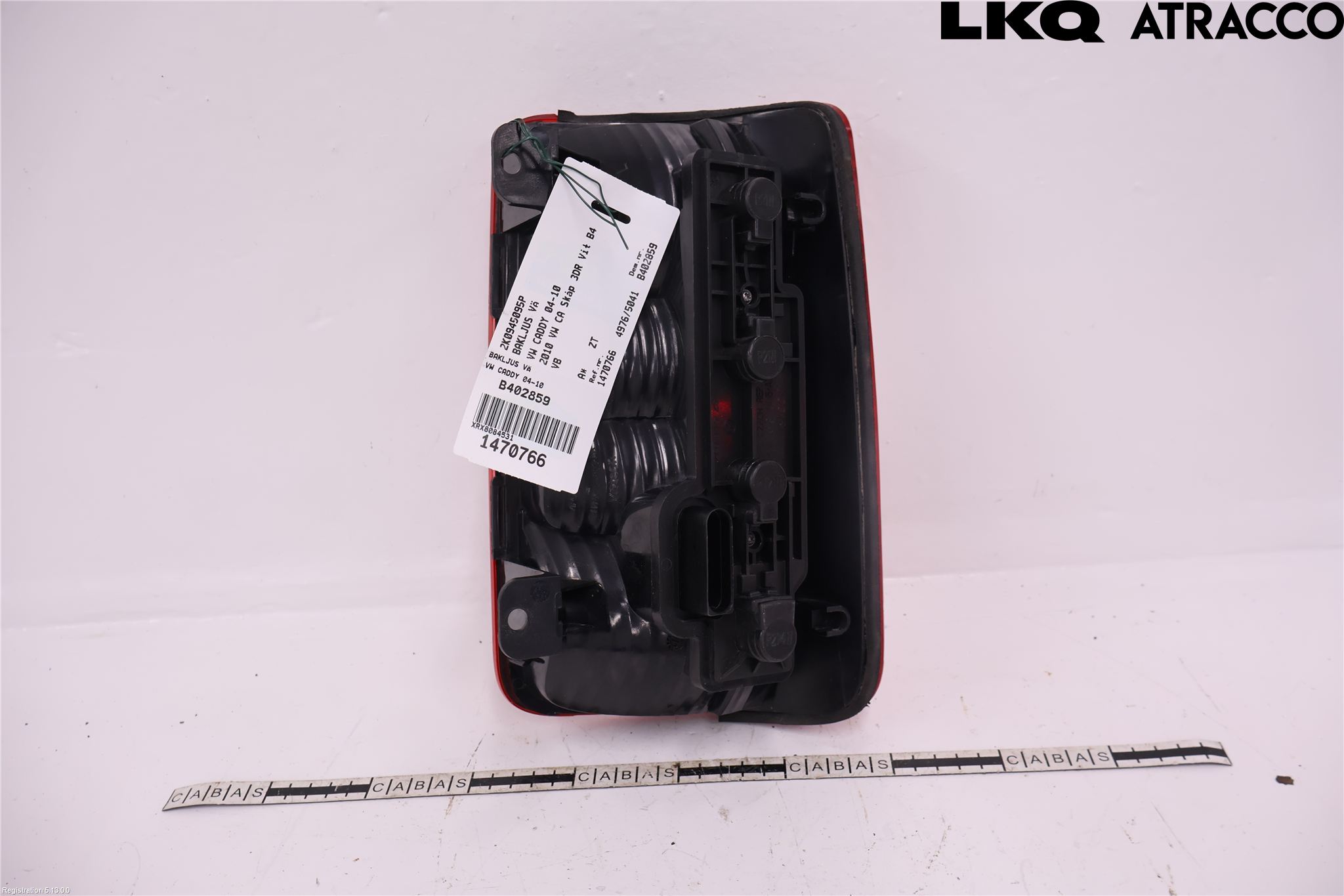 Volkswagen VW CADDY      04-10 Baklykt Venstre