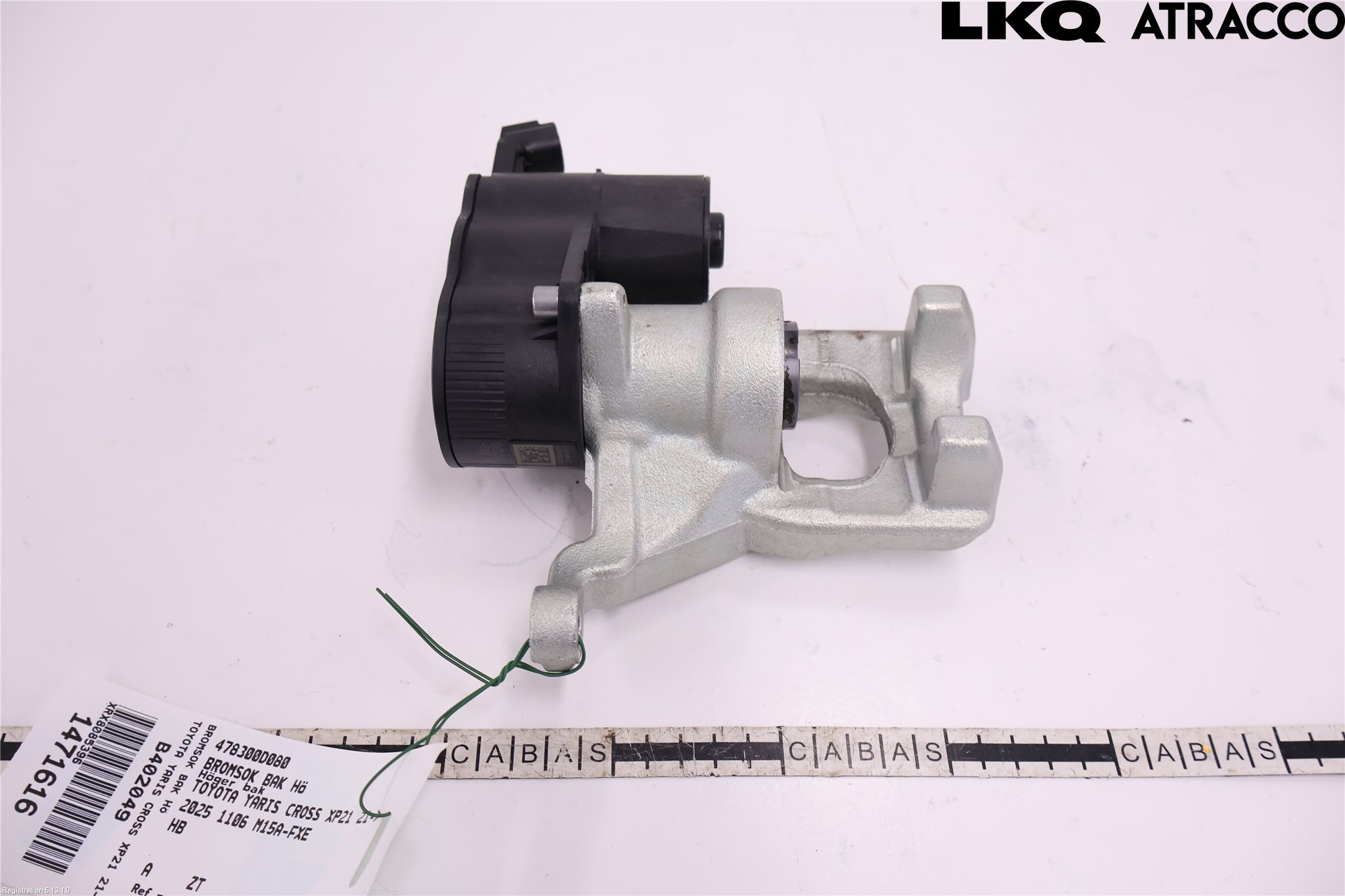 Toyota YARIS CROSS XP21 21- Bremsecaliper Bak Høyre