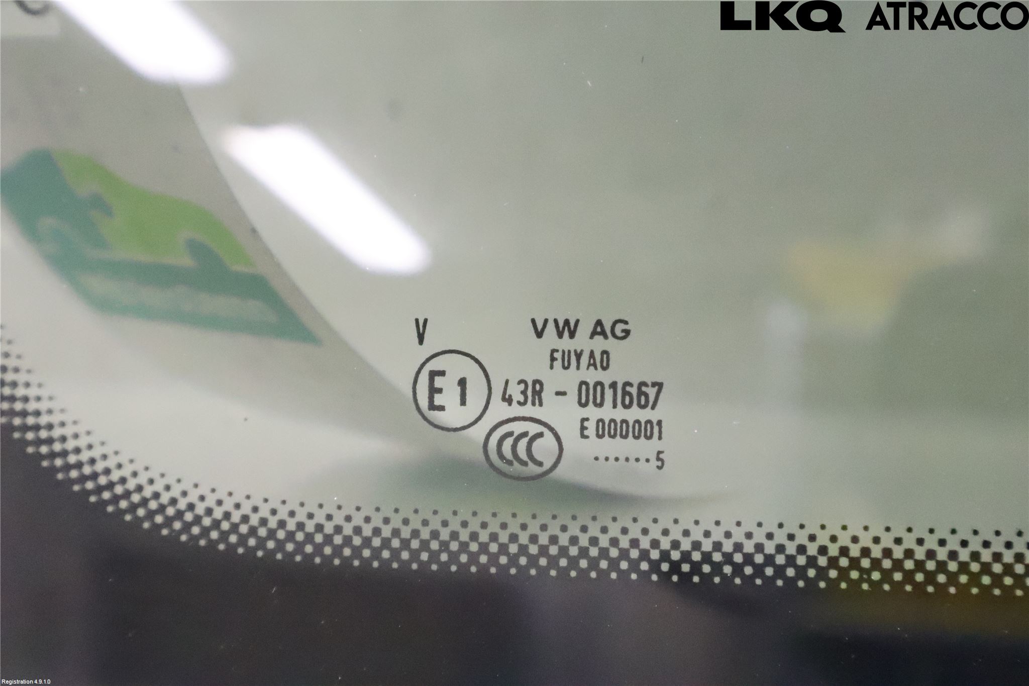 Volkswagen VW UP! / E-UP! Dørrute Bak Høyre 4Dørs