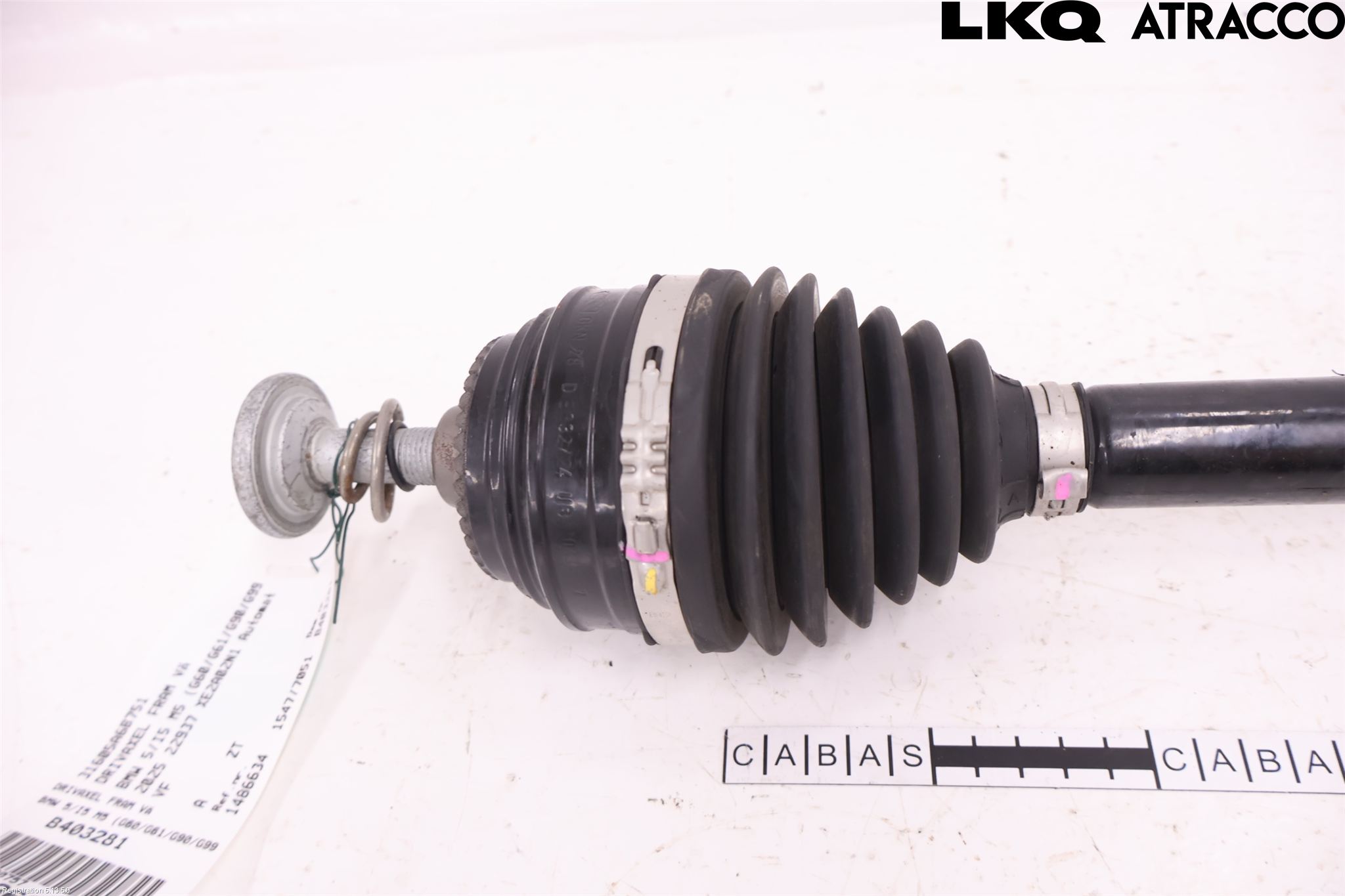 BMW 5/i5 G60/G61 24- Drivaksel Foran Kompl Venstre
