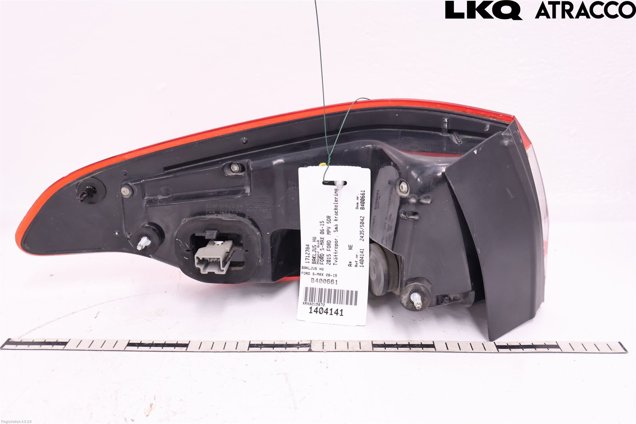 Ford S-MAX 06-15 Baklykt Høyre