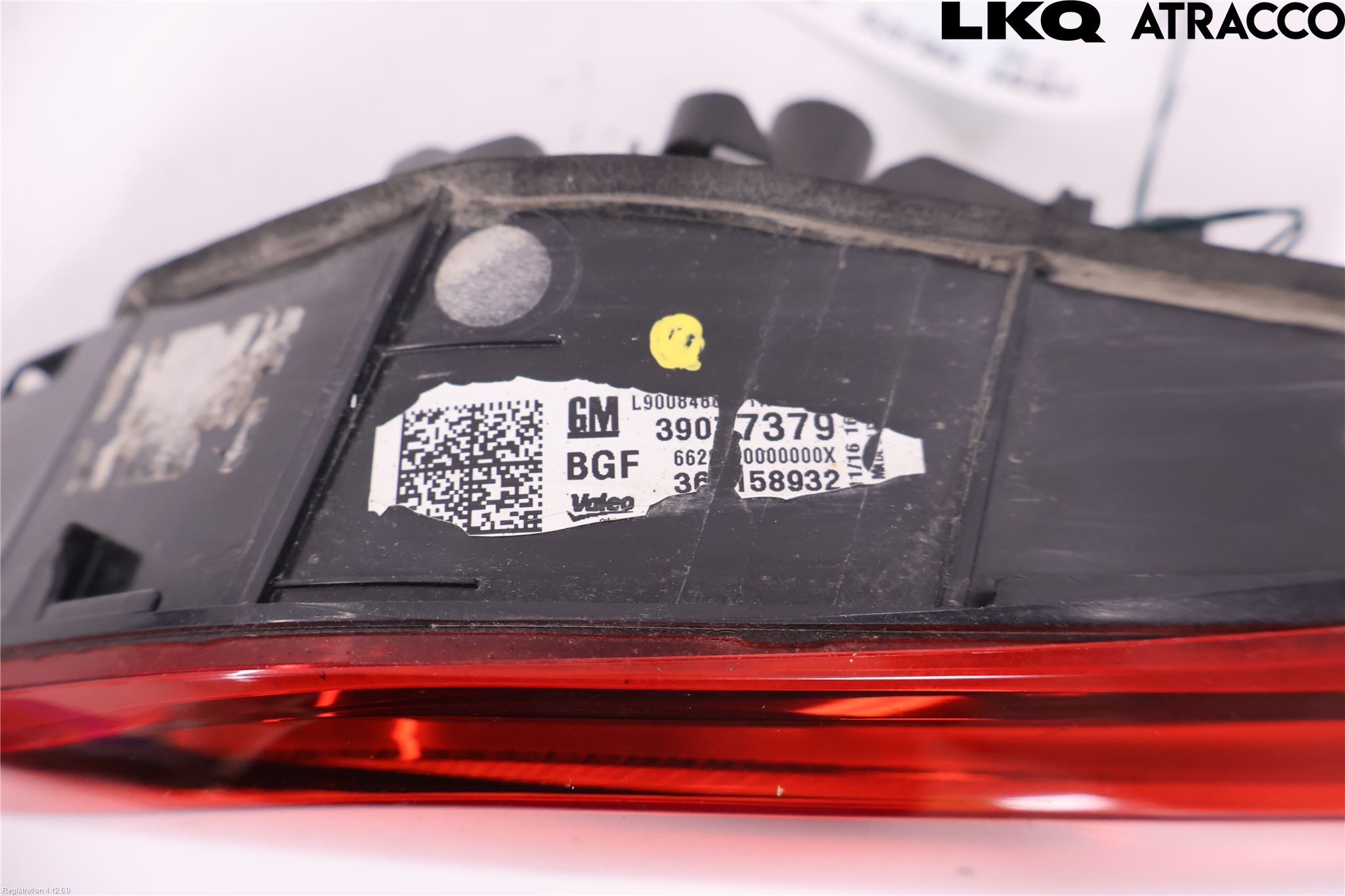 Opel ASTRA K 16-22 Baklykt Høyre  På Luke(Indre)