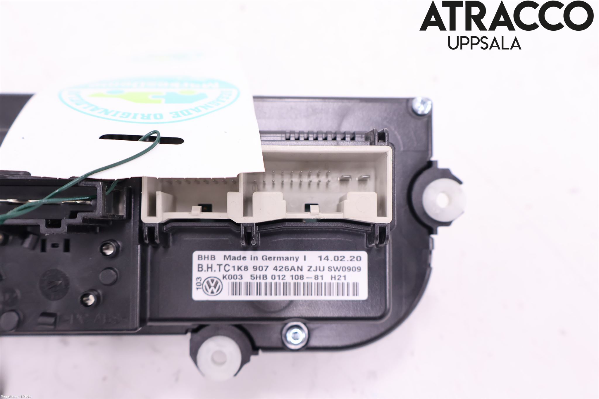 Volkswagen VW CADDY 16-20 Varme Ac Betjening-Display