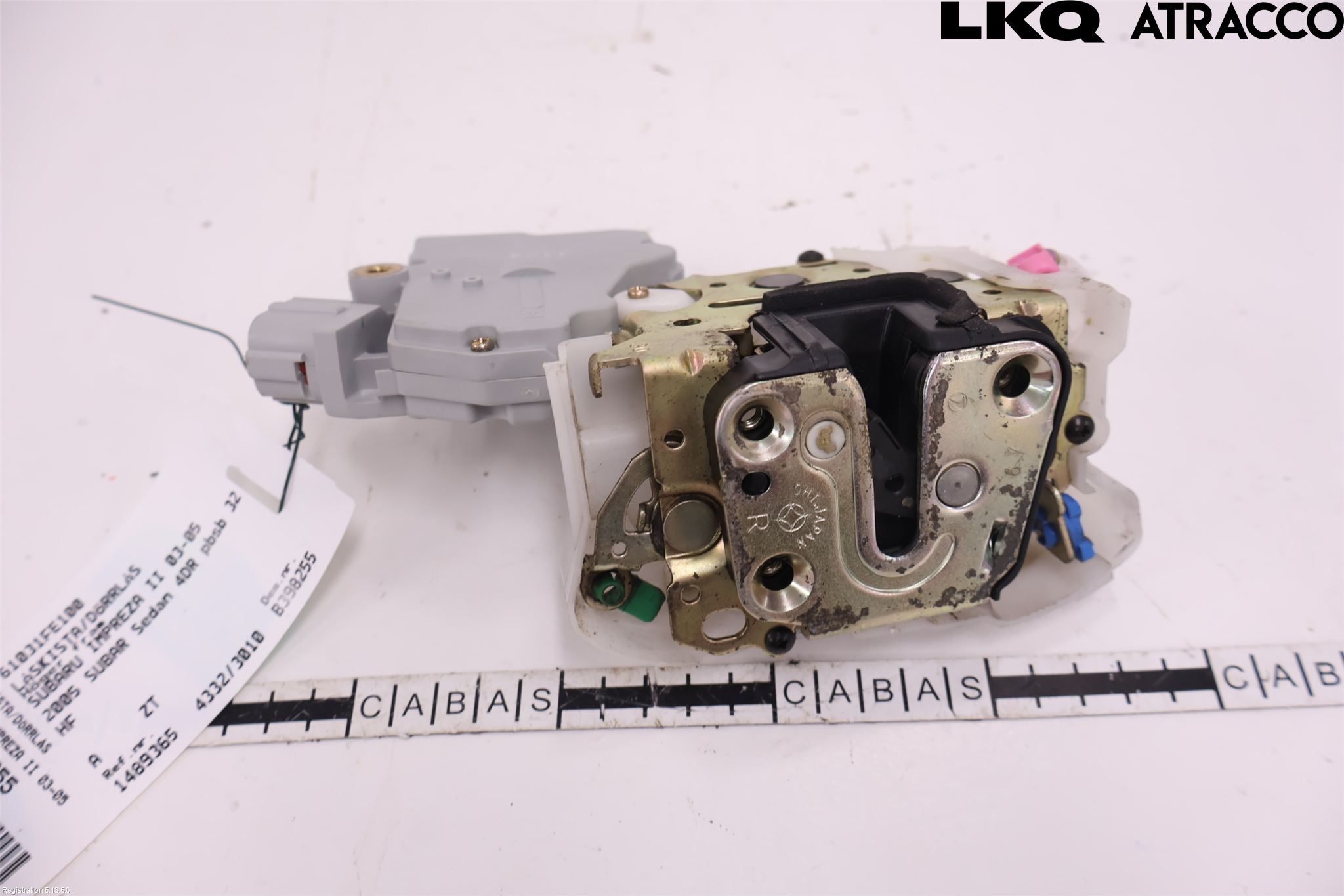 Subaru IMPREZA II  03-05 Dørlås - Låsekasse