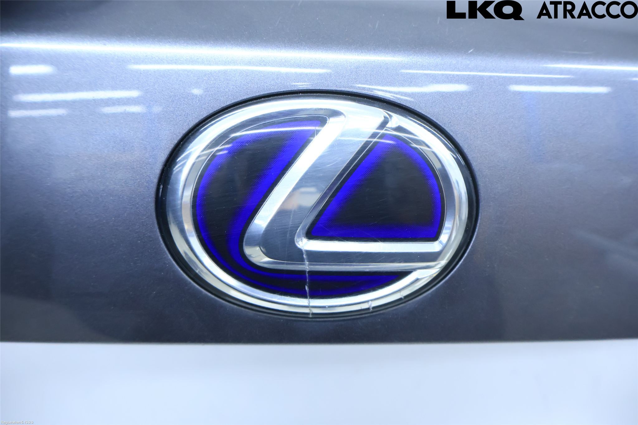 Lexus NX 300h 15-21 Refleksplate - Skiltplate