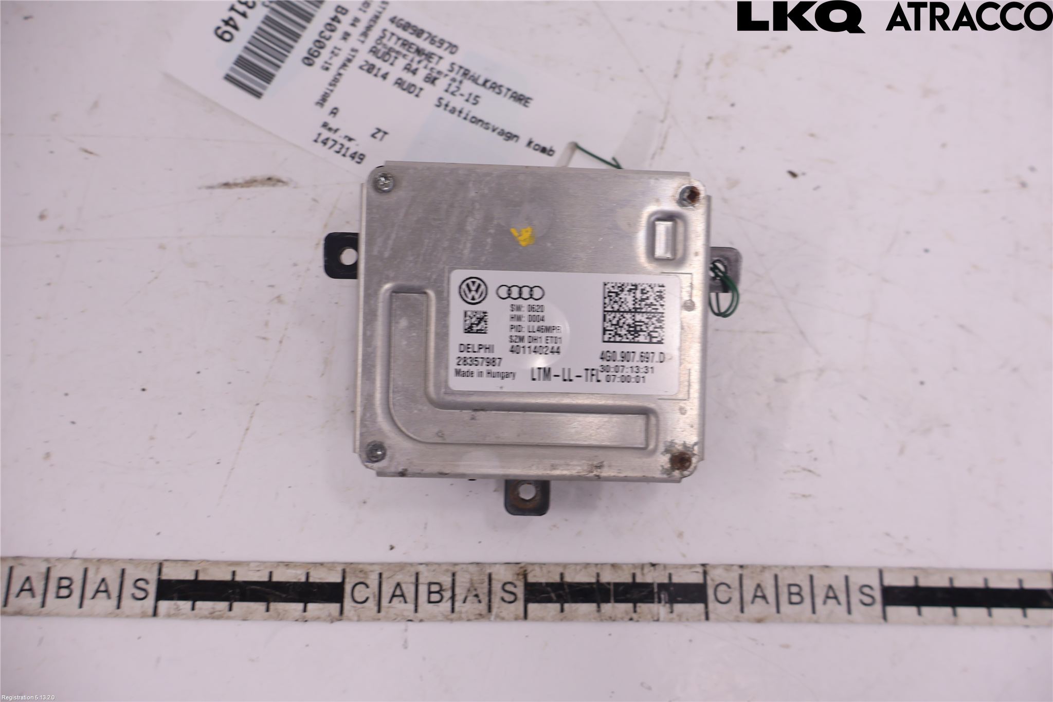 Audi A4 12-15 Styreenhet Xenon