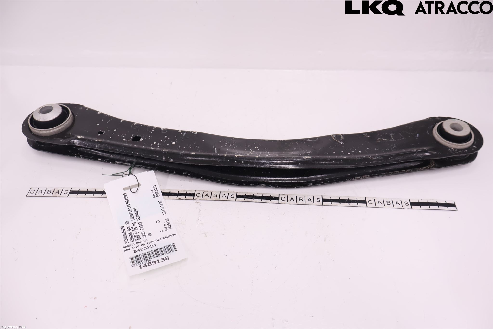 BMW 5/i5 G60/G61 24- Bærearm Bak Høyre