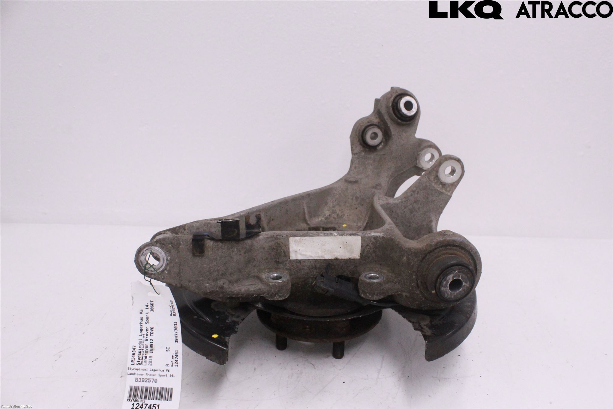 Landrover RANGE ROVER SPORT (L494) 14-22 Hjullagerhus Bak Venstre