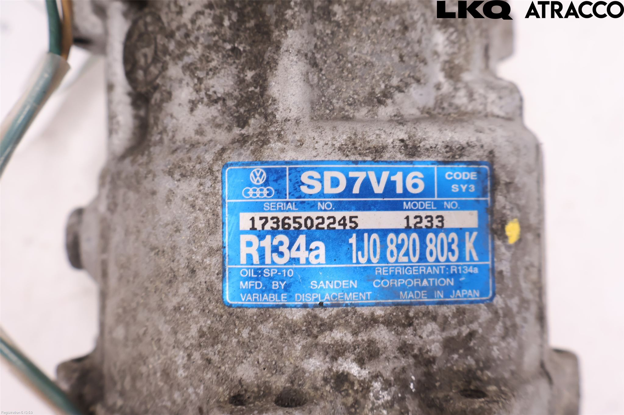 Skoda OCTAVIA (1U) 96-11 Varme Ac Kompressor