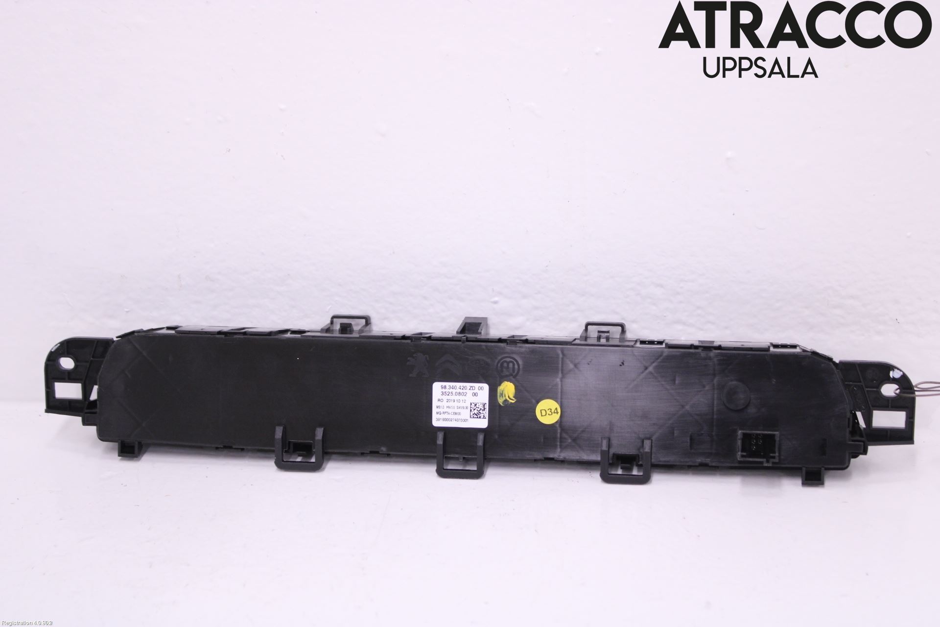Opel VIVARO 20- Varme Ac Betjening-Display
