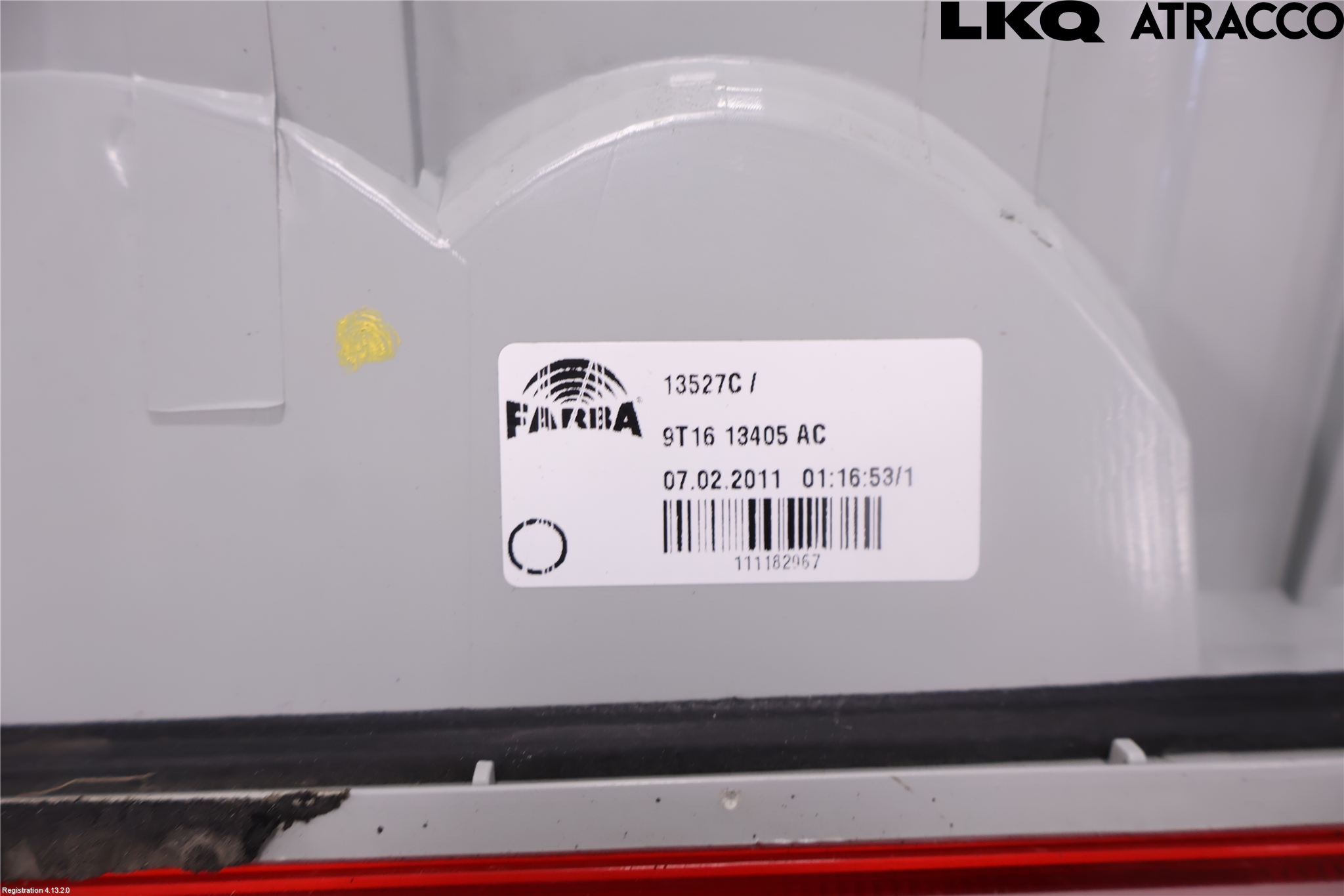 Ford TRANSIT CONNECT 09-13 Baklykt Venstre