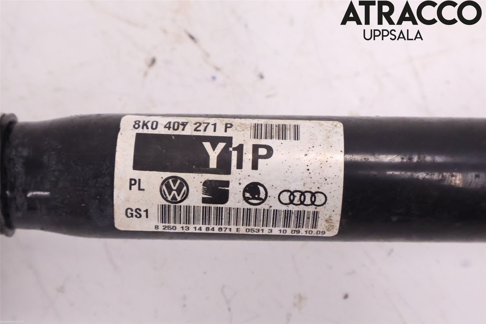 Audi A4/S4 08-11 Drivaksel Foran Kompl Høyre
