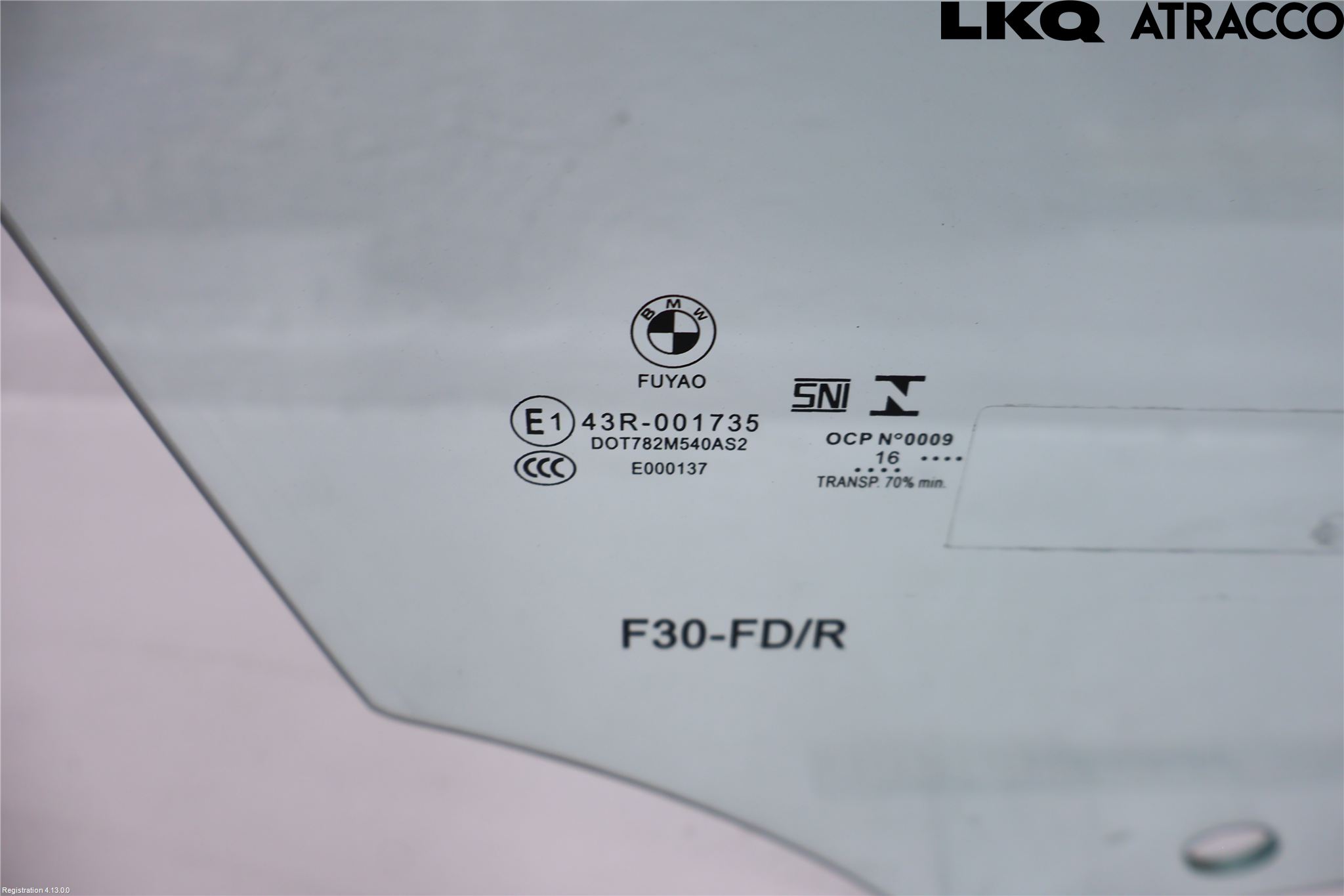 BMW 3 F30/F31/F80 12-19 Dørrute Foran Høyre 4 Dørs
