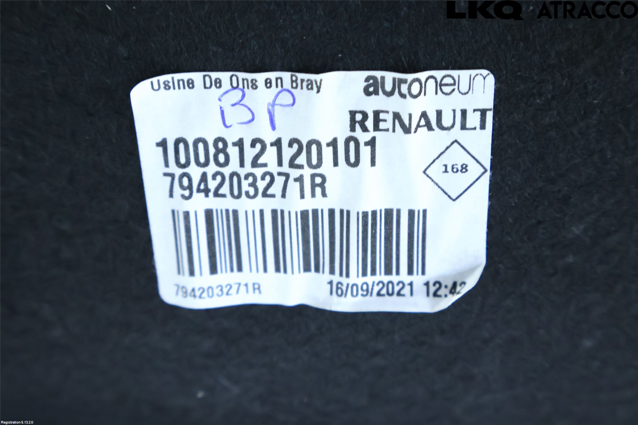 Renault ZOE/E-TECH 13- Innr Hattehylle