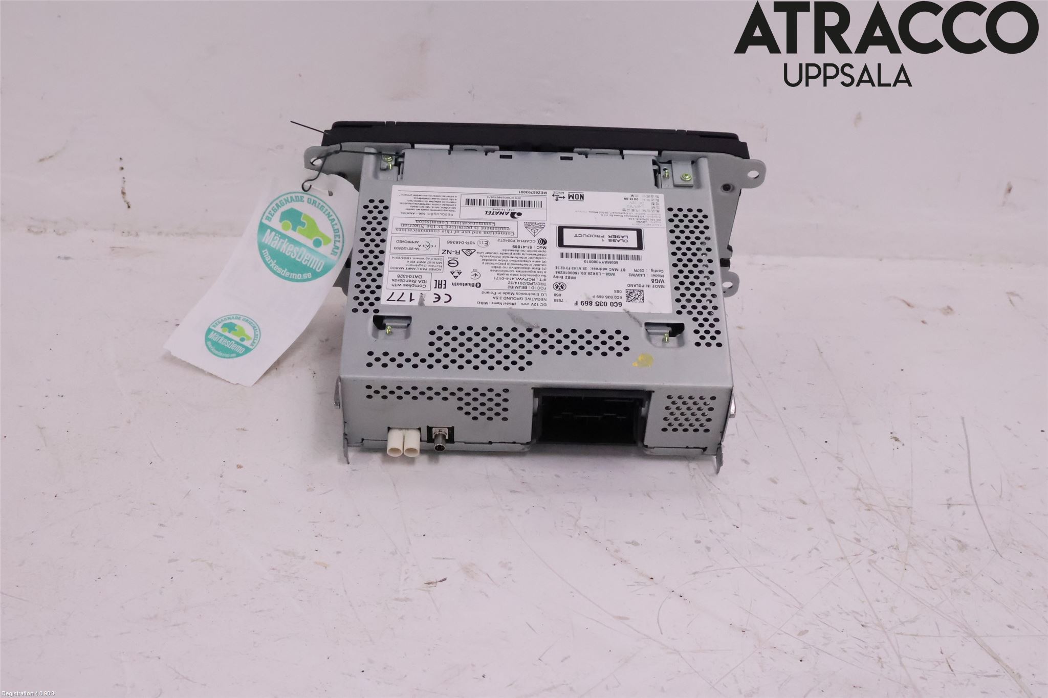 Volkswagen VW POLO 10-17 Stereo Radio Med Cd