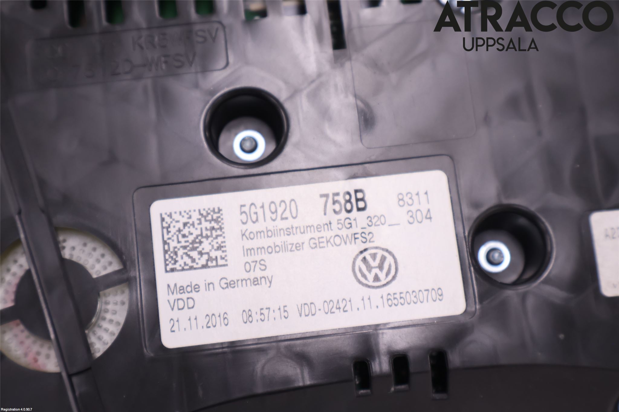 Volkswagen VW GOLF / E-GOLF VII 13-20 Instr Kombinert