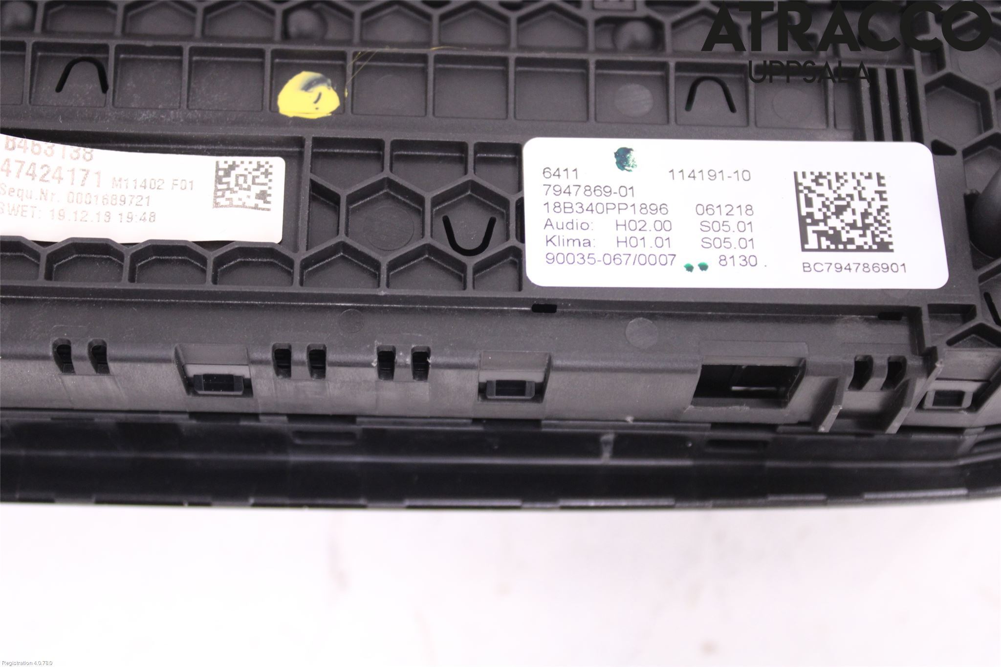 BMW 5 G30/G31/F90 17-23 Varme Ac Betjening-Display