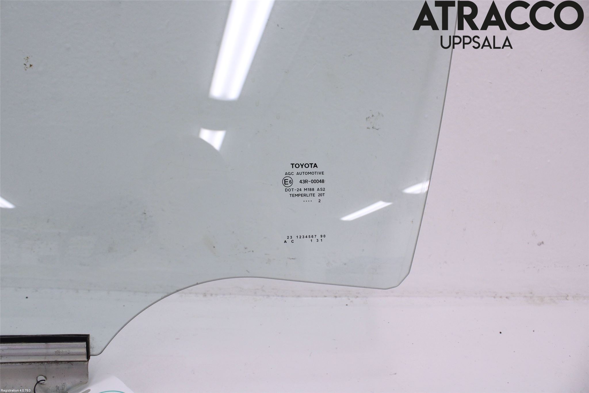 Toyota YARIS XP130 12-14 Dørrute Bak Venstre 4Dørs