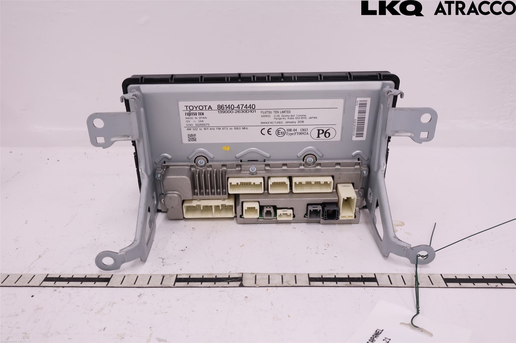 Toyota PRIUS (ZVW50) 16-21 Stereo Radio Med Cd