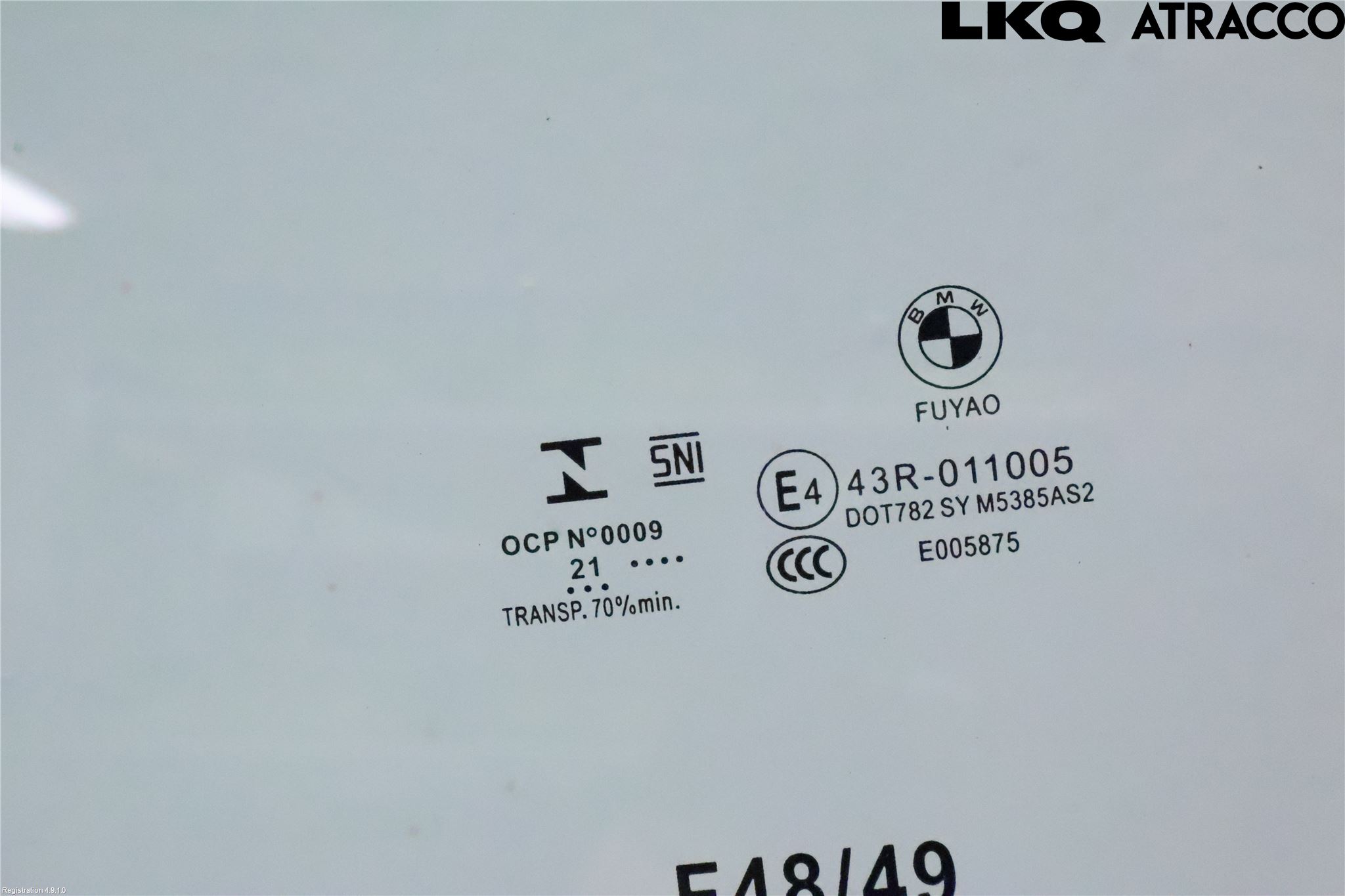 BMW X1 F48 15-22 Dørrute Foran Venstre 4 Dørs