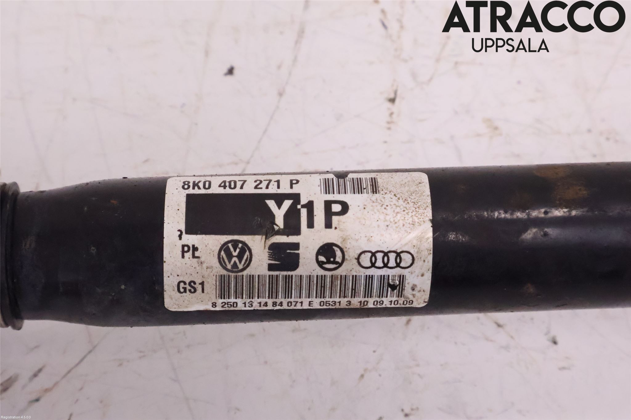 Audi A4/S4 08-11 Drivaksel Foran Kompl Venstre