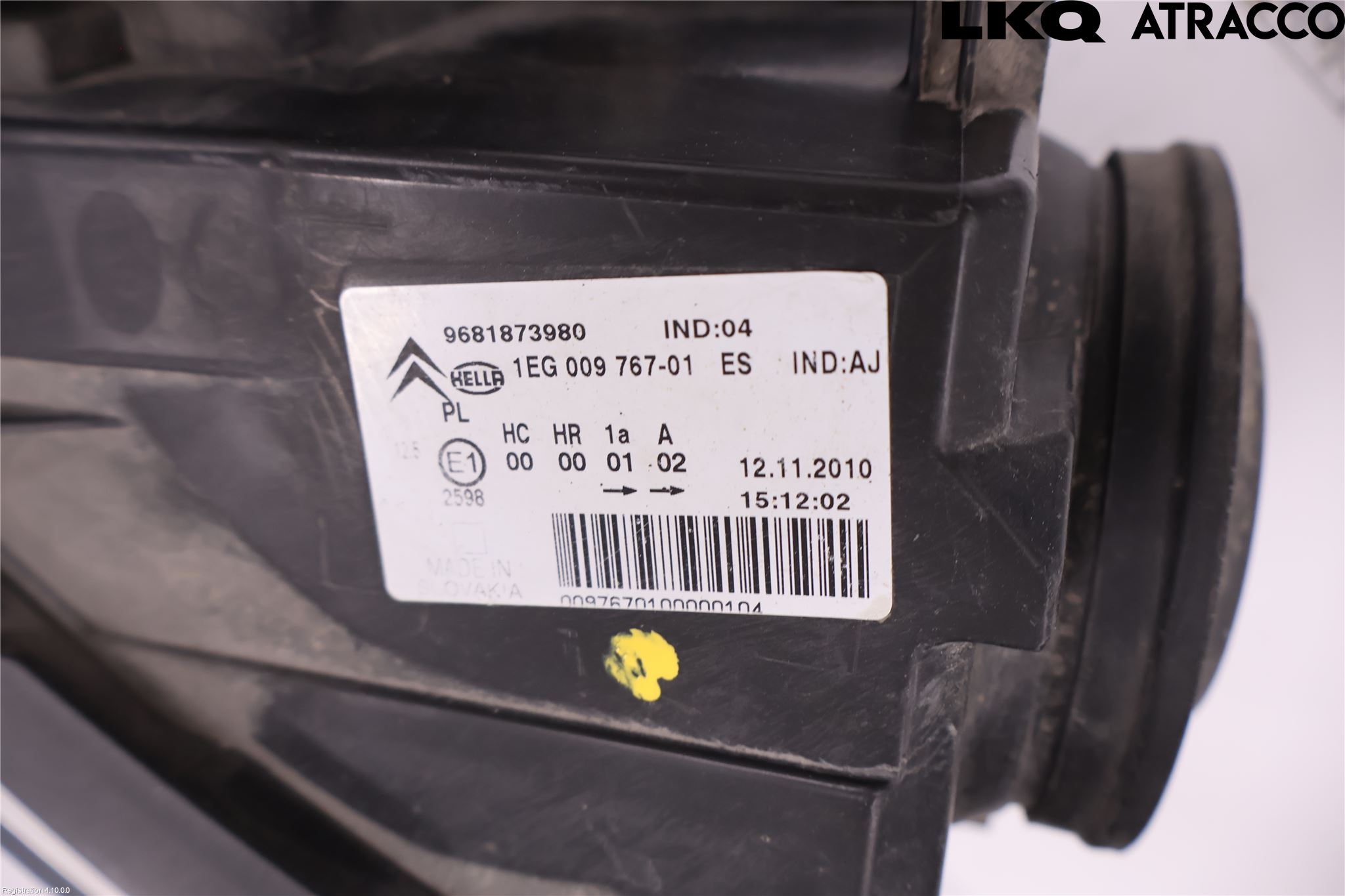 Citroen C3 PICASSO Frontlykt Venstre
