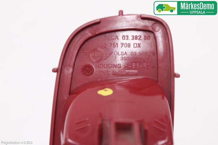 Mini ONE/COOPER 3DR F56 14-24 Refleks Bak