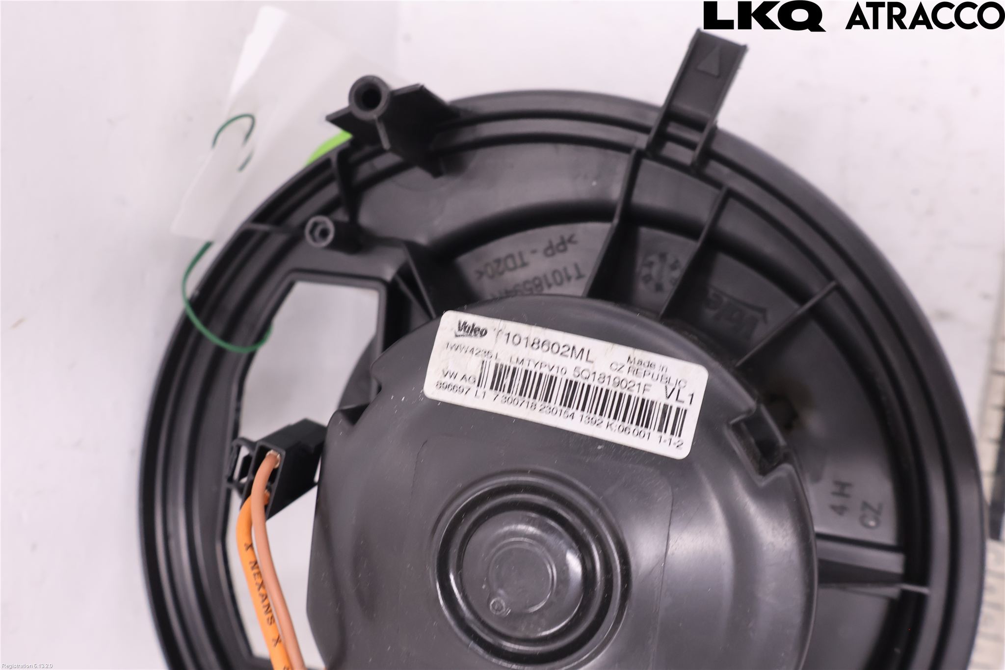 Volkswagen VW GOLF / E-GOLF VII 13-20 Varmeapparat Viftemotor