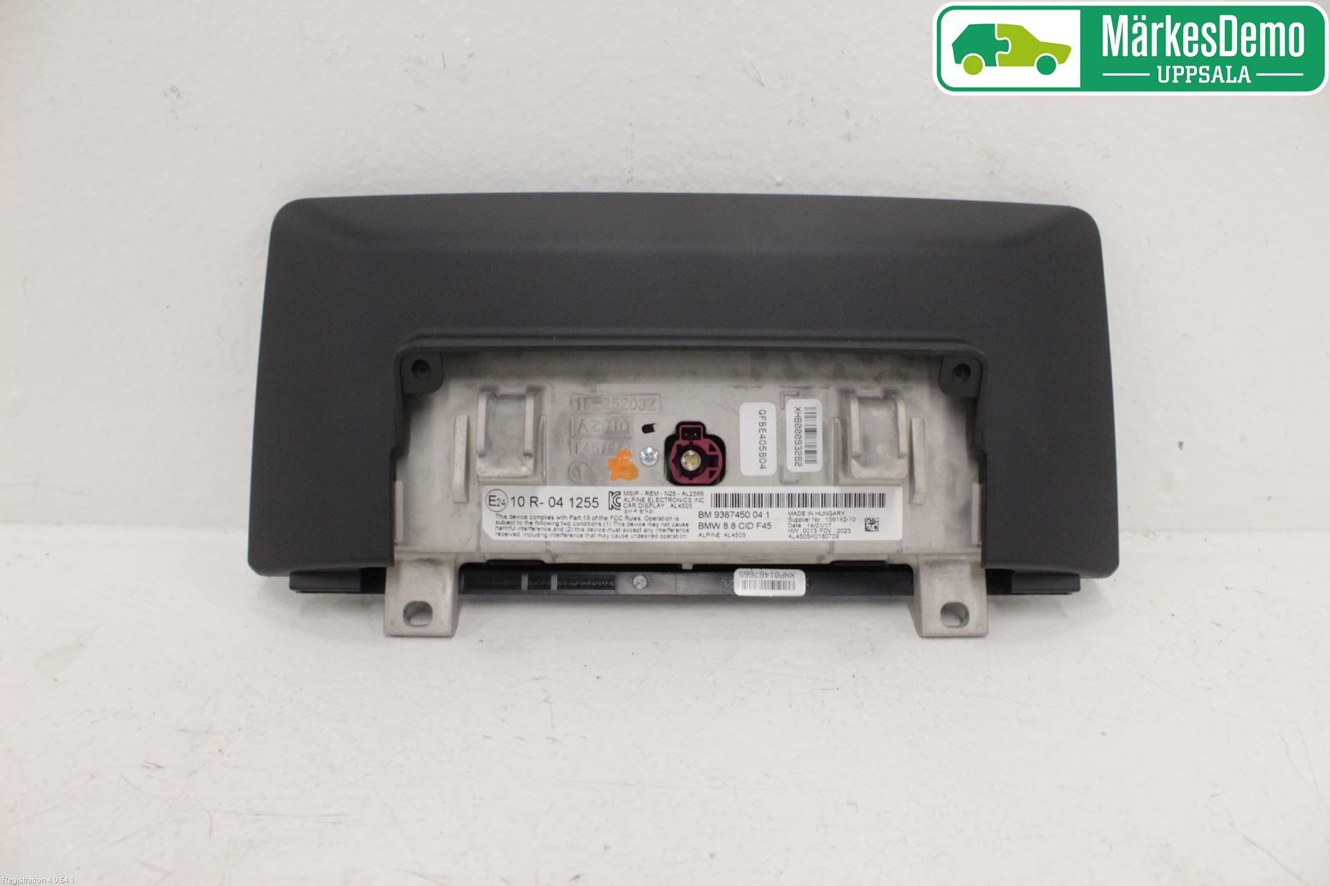 BMW 2 F45 Active Tourer 14-21 Instr Skjerm Dvd-Gps-Ac-Tlf