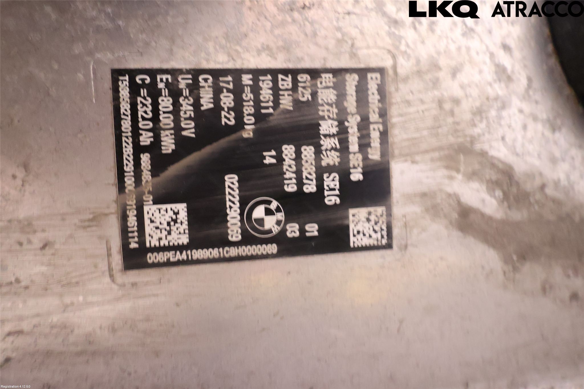 BMW iX3 G08 21- Hybrid Batteri