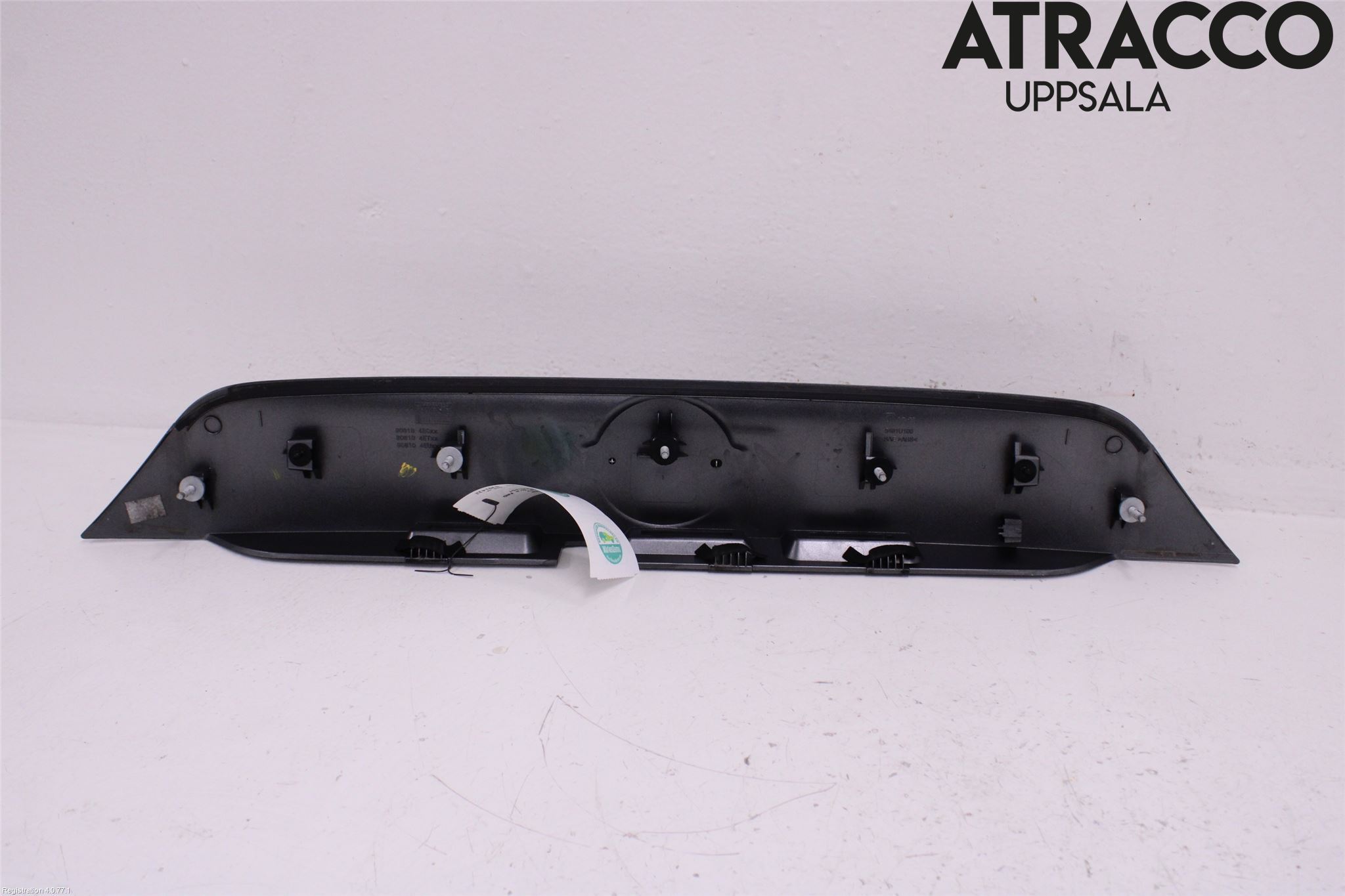 Nissan QASHQAI 14-17 Refleksplate - Skiltplate