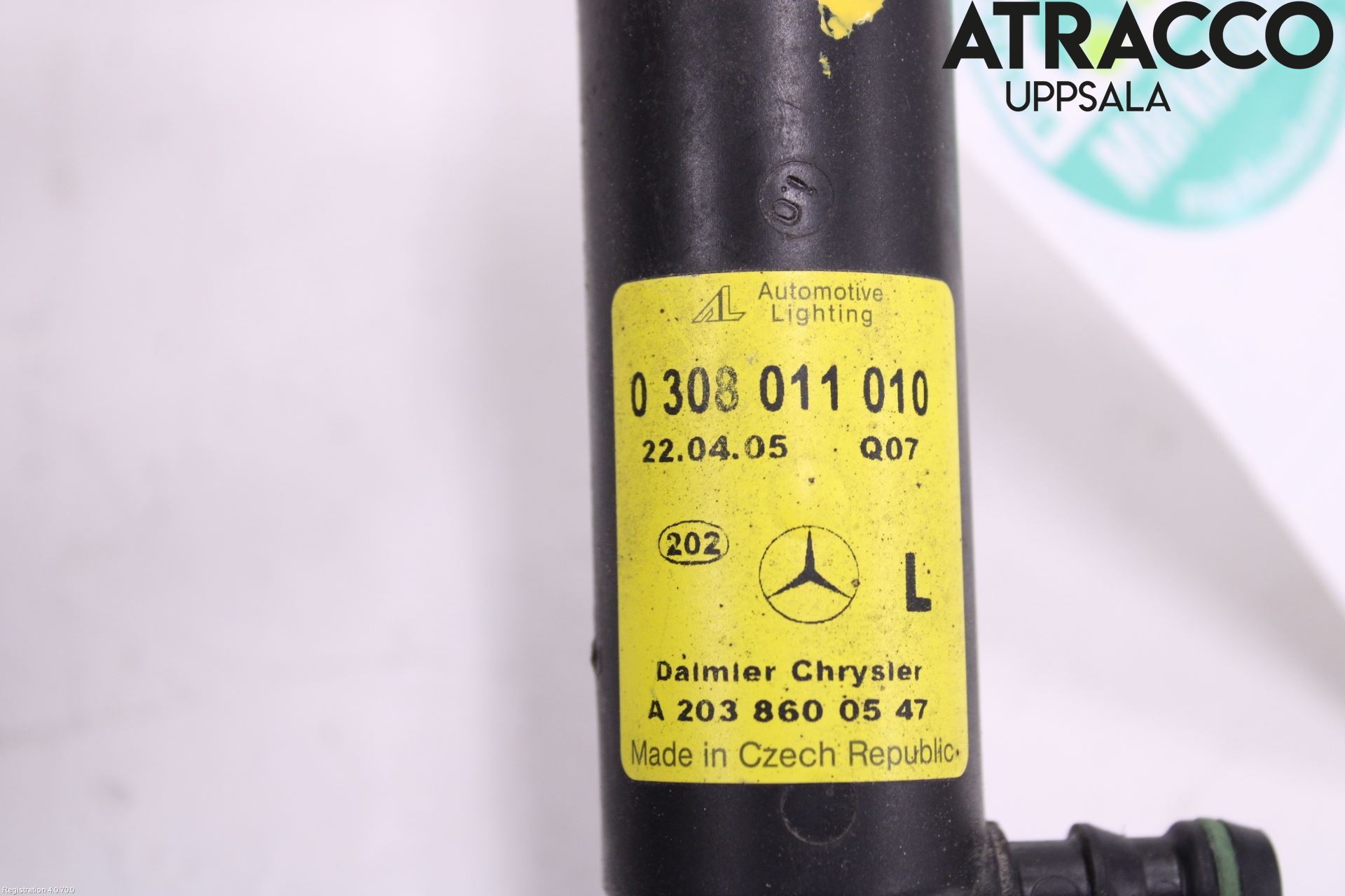 Mercedes-Benz MB C (203) 00-07 Spylerdyse Frontlykter
