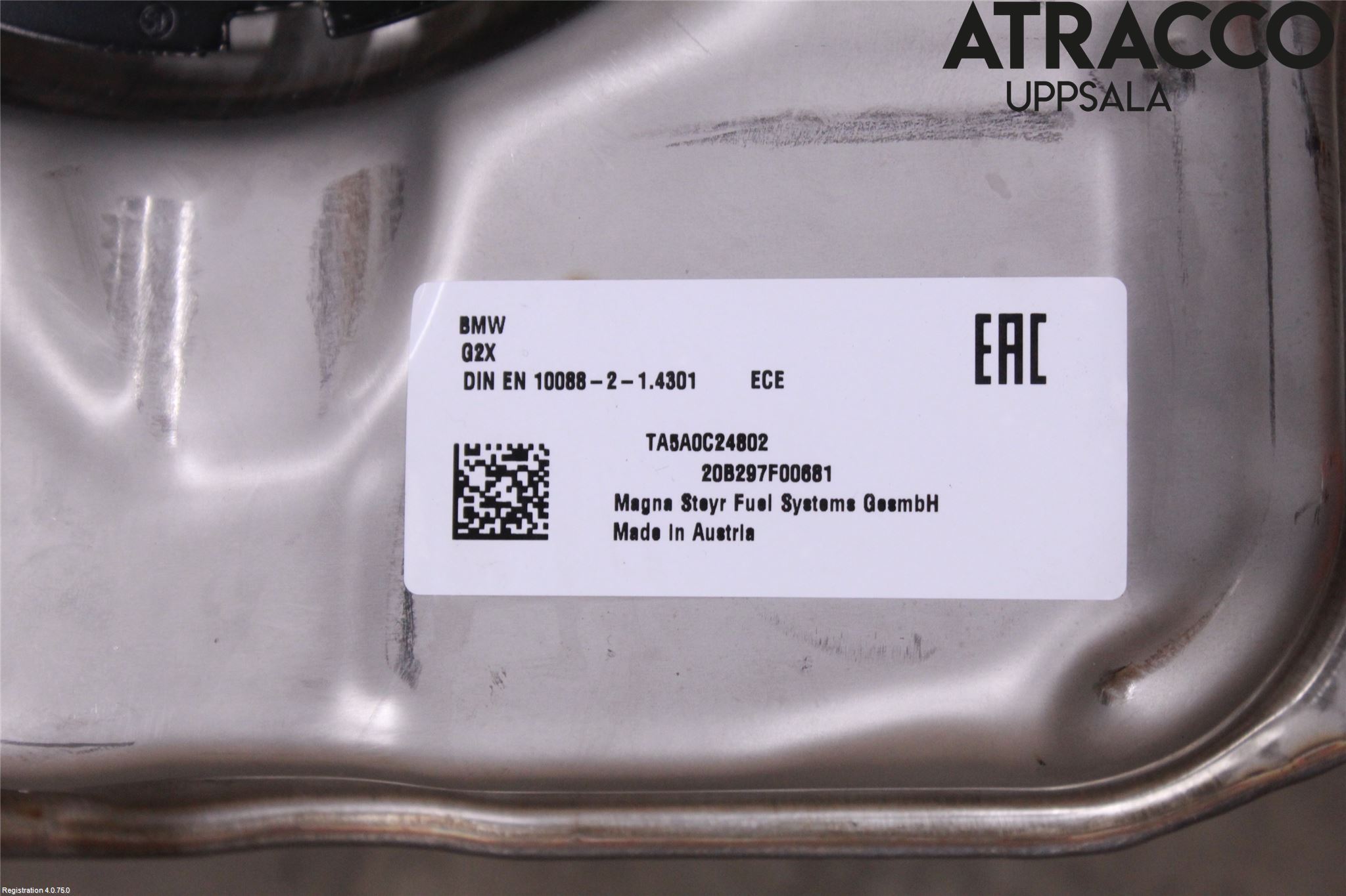 BMW 3 G20/G21/G80/G81 19- Drivstofftank