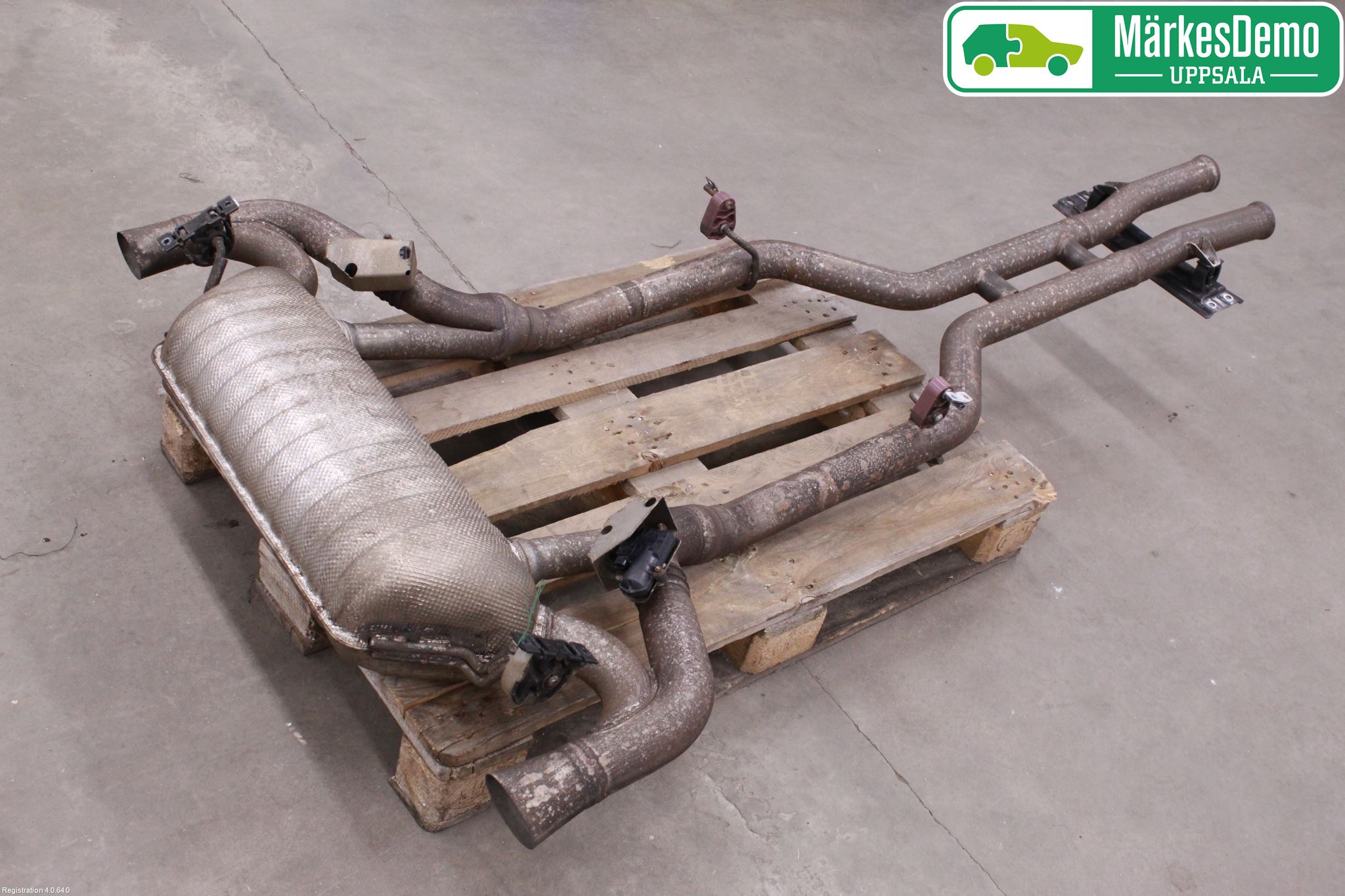 Mercedes-Benz MB AMG GT (C190/R190) 14-22 Eksos Bakre Potte