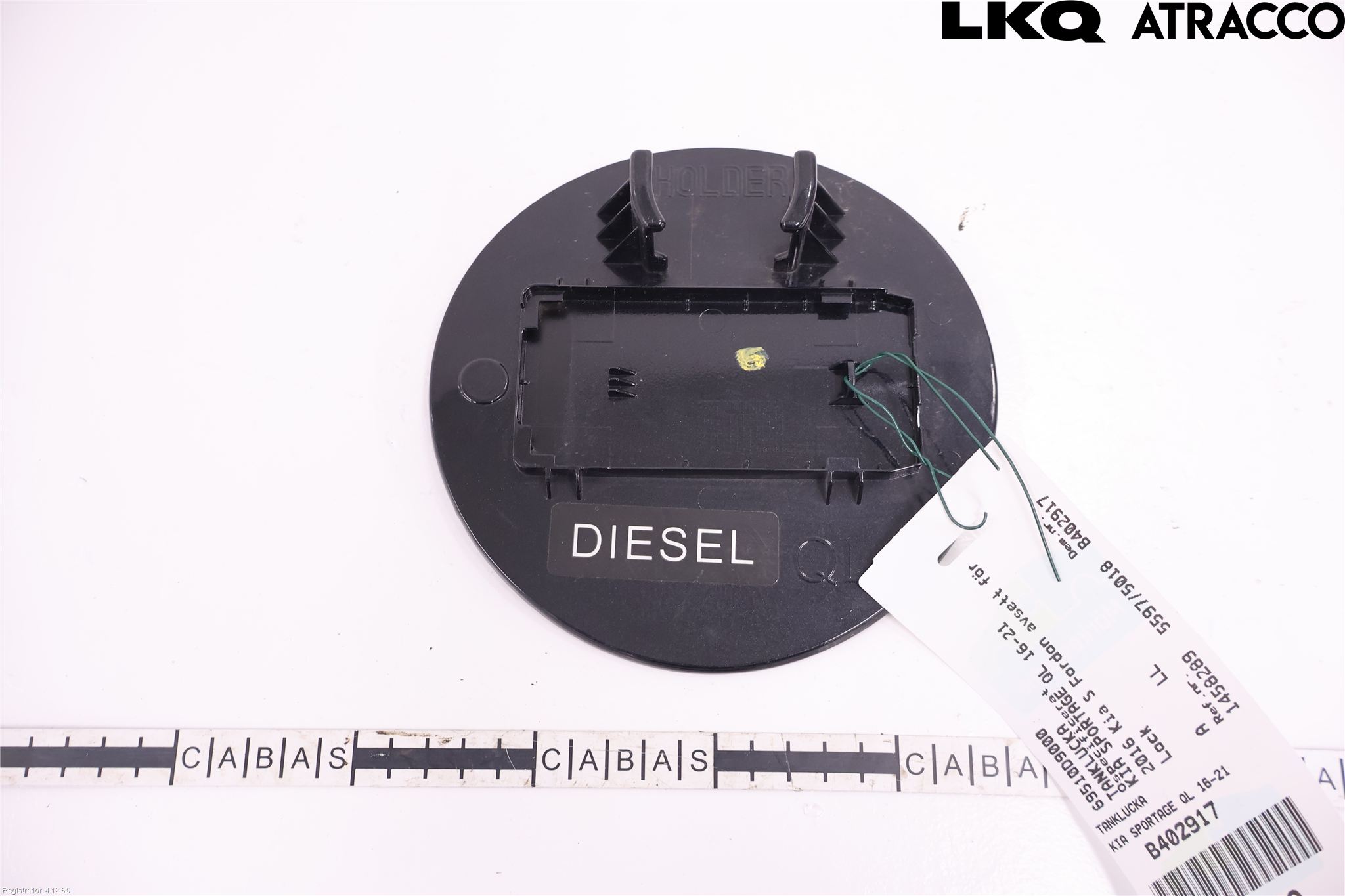 Kia SPORTAGE (QL) 16-21 Drivstoff Tankluke
