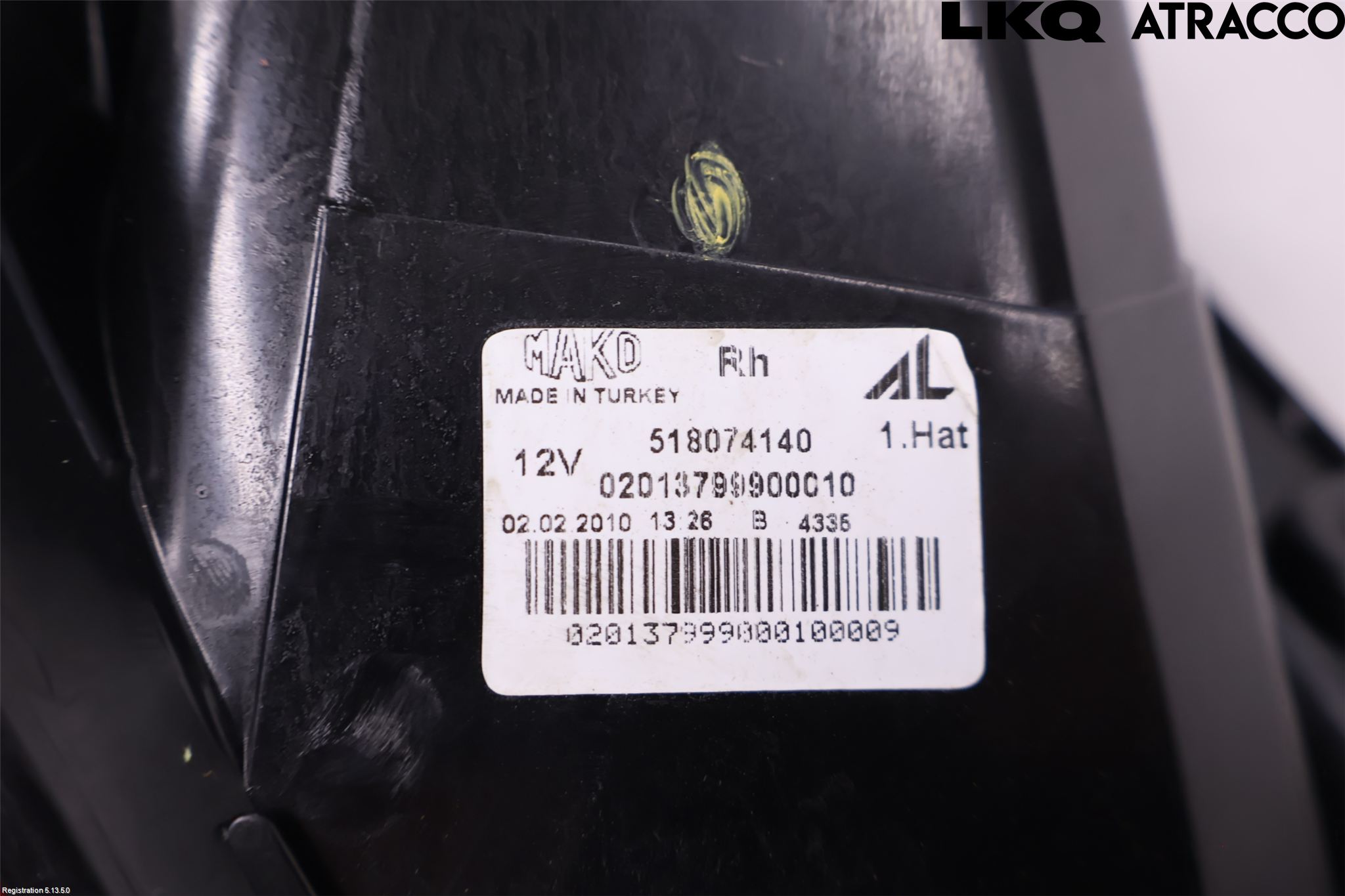 Fiat GRANDE PUNTO 05-10 Baklykt Høyre