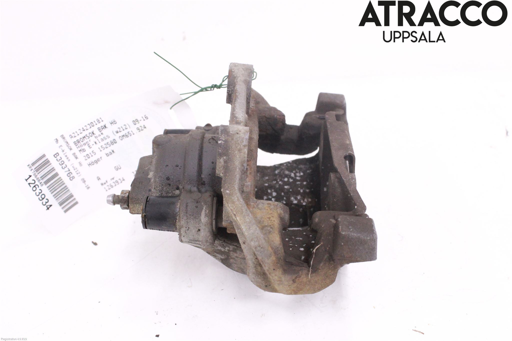 Mercedes-Benz MB E-KLASS (W212) 09-16 Bremsecaliper Bak Høyre