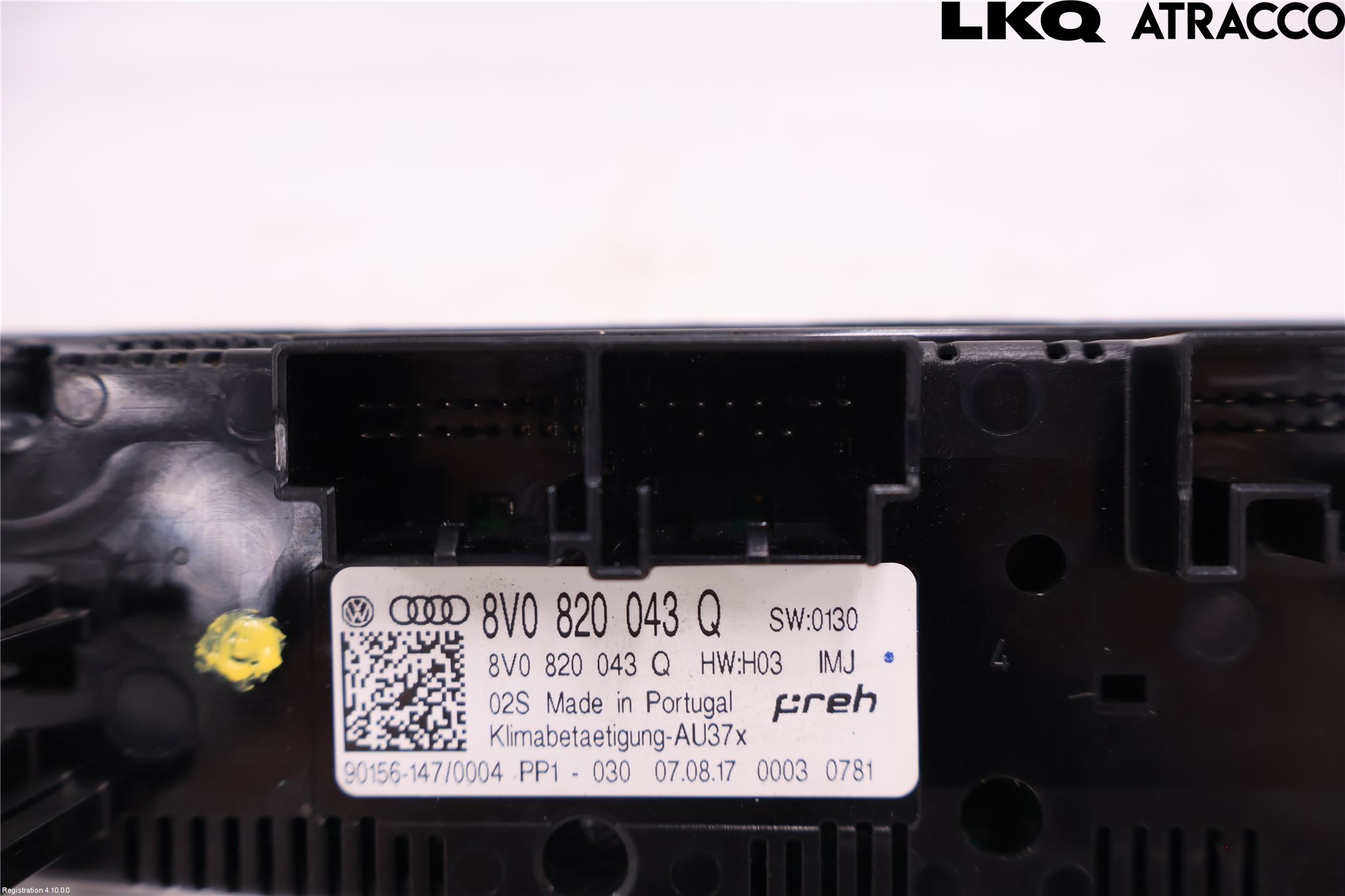 Audi A3/S3 8V 13-20 Varme Ac Betjening-Display